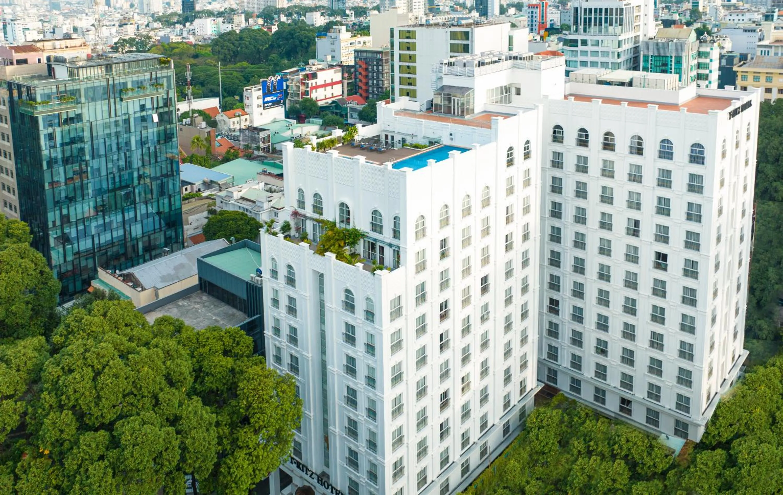 Property building in T-Ritz Saigon Hotel & Apartment