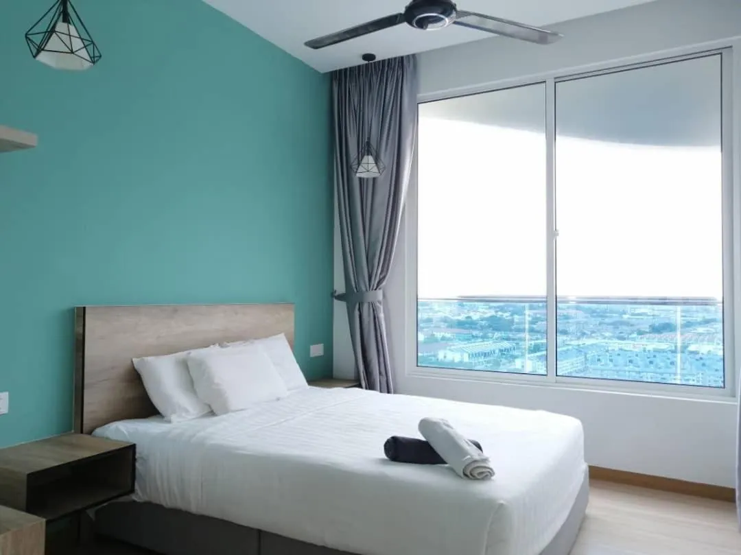 Bed in ExcluSuites Malacca @ The Wave Residence