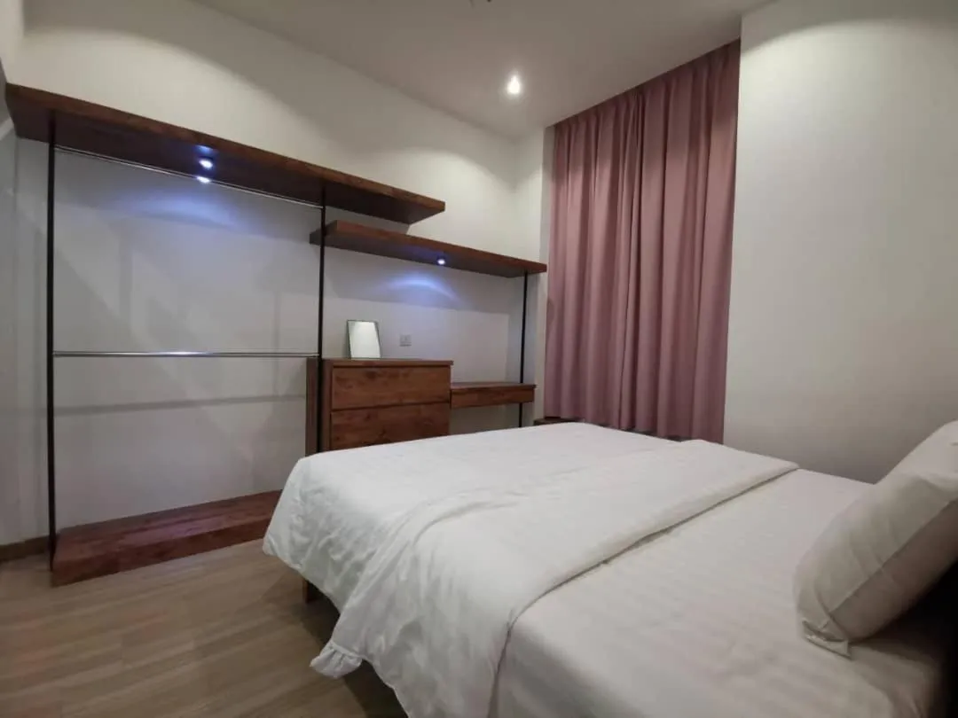 Bed in ExcluSuites Malacca @ The Wave Residence
