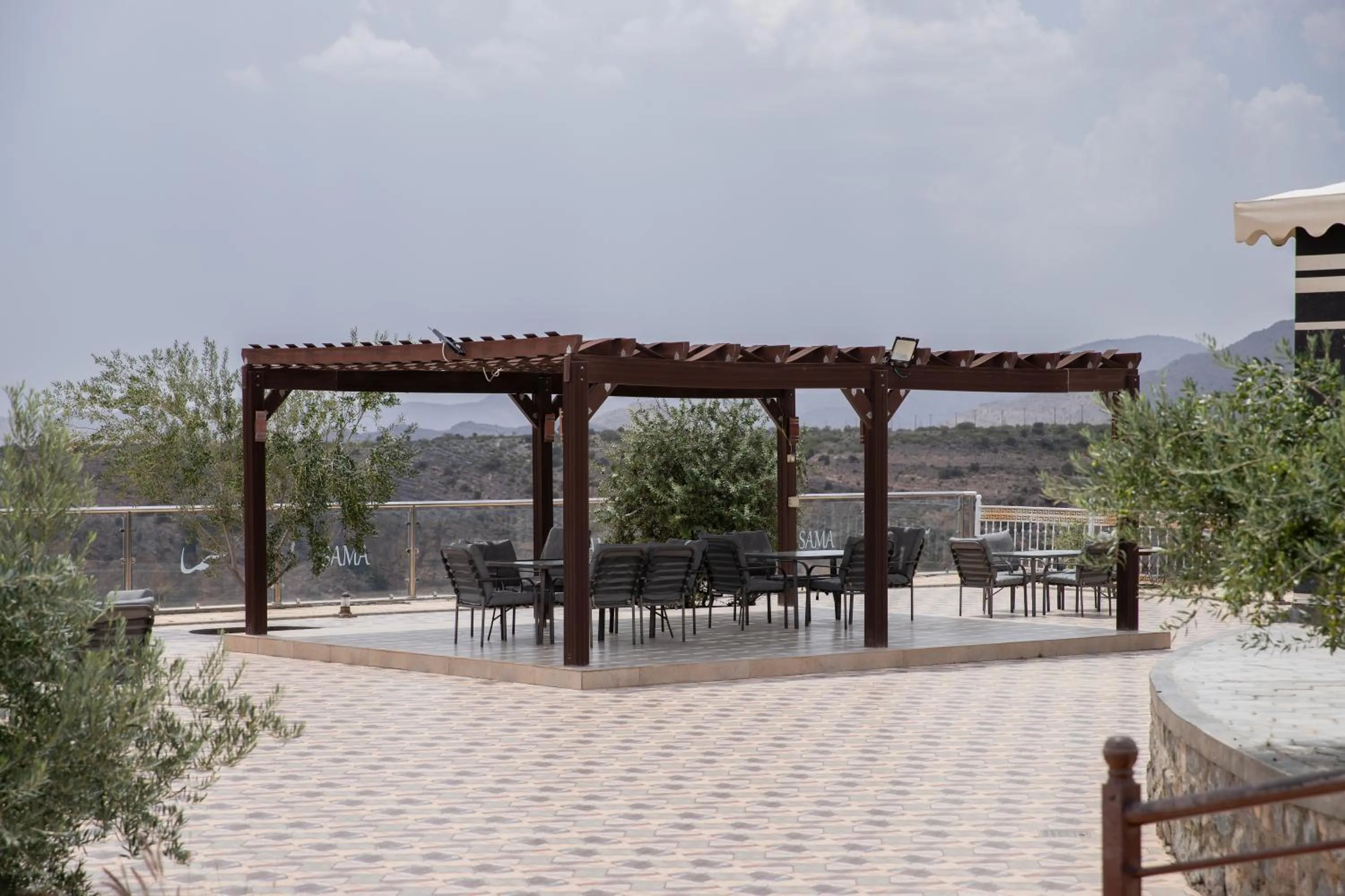 Patio in Sama Hotel Jabal Al Akhdar