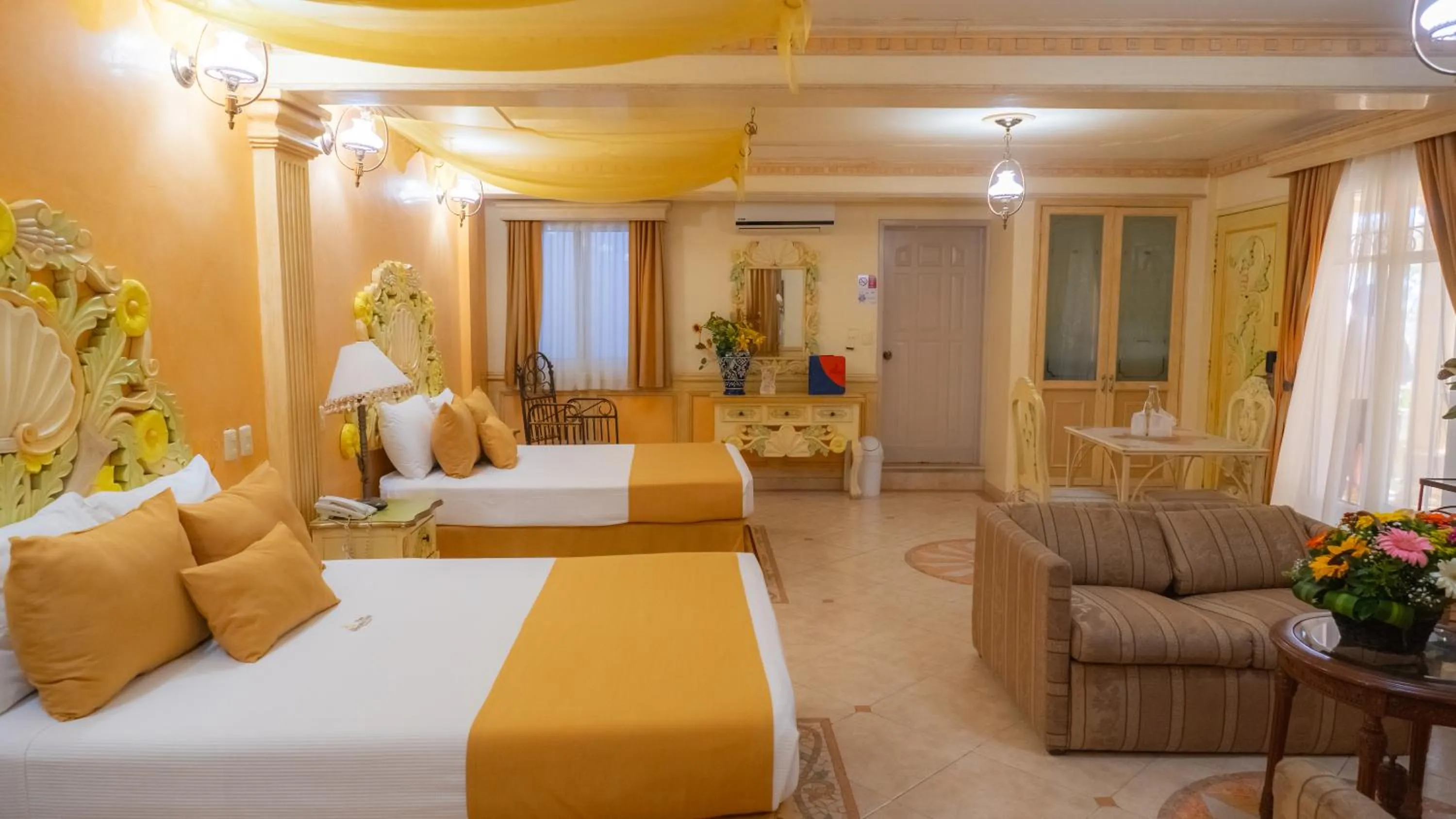 Bed in Villa las Margaritas Plaza Cristal