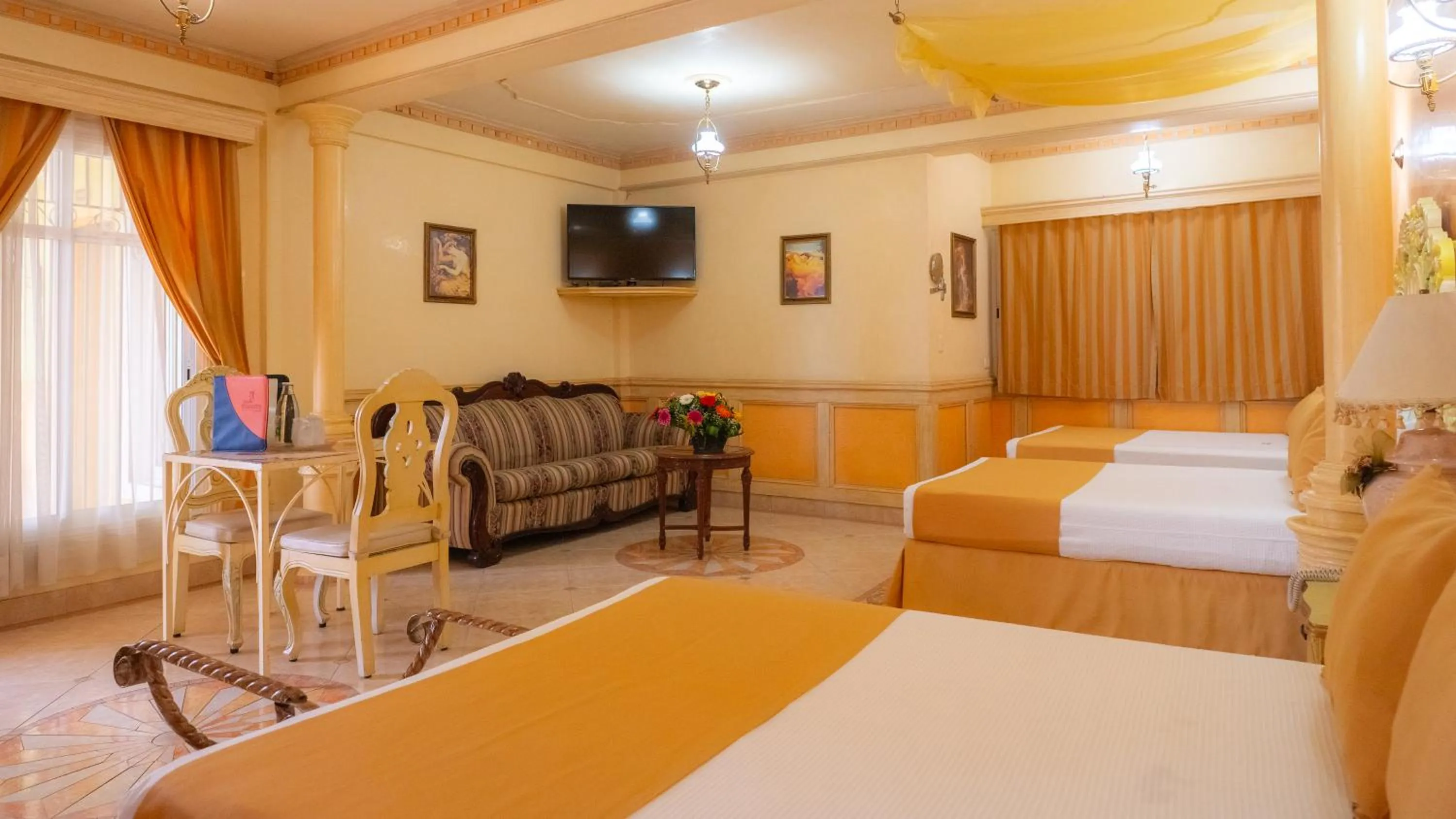 Bed in Villa las Margaritas Plaza Cristal