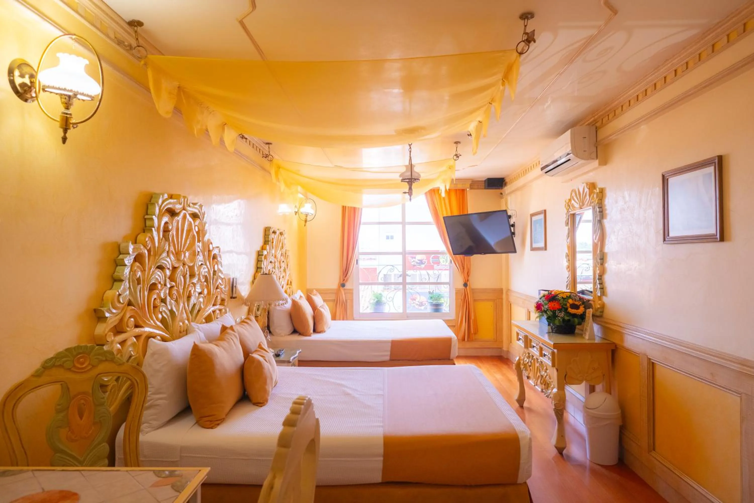 Bed in Villa las Margaritas Plaza Cristal