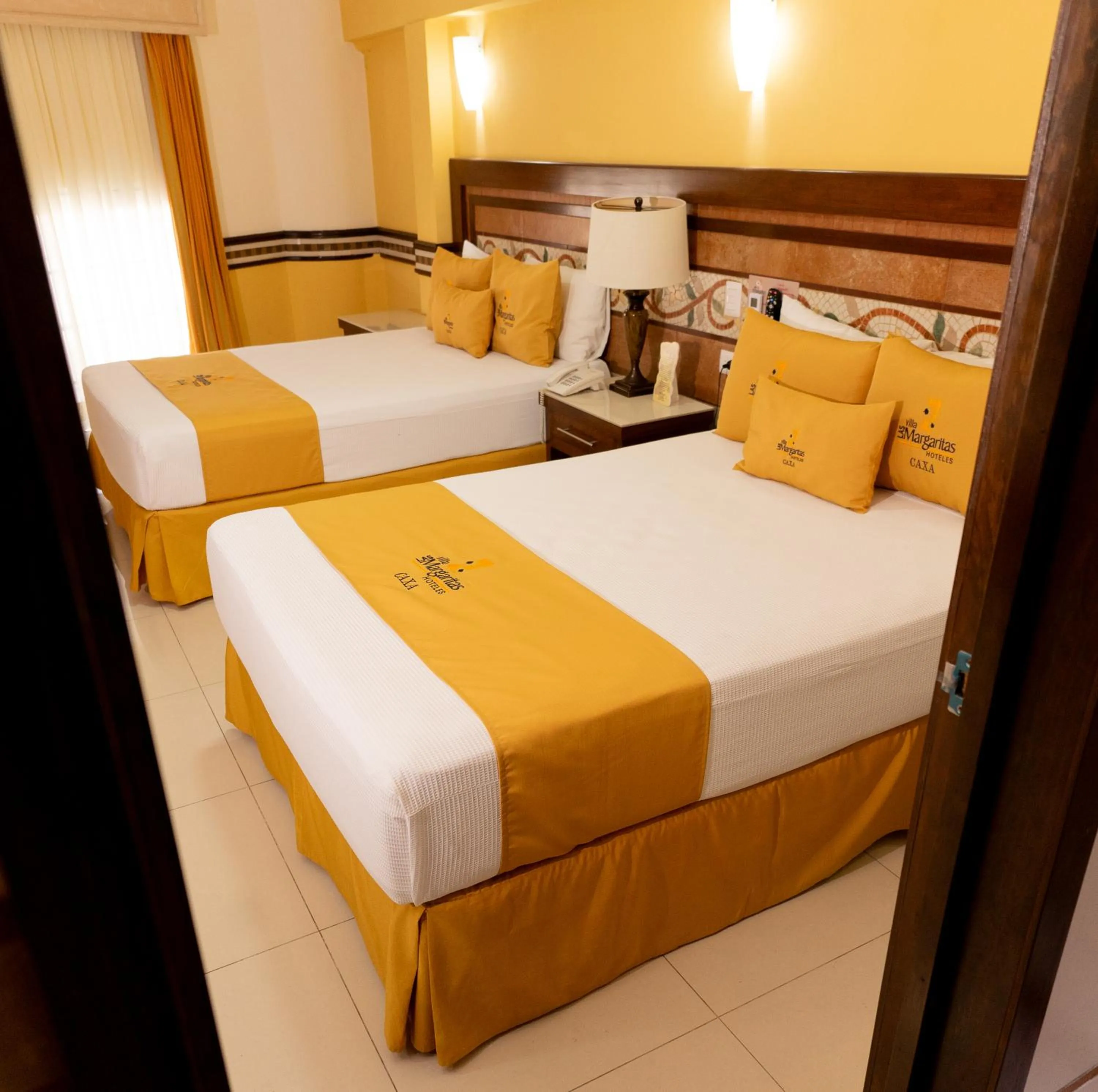 Bed in Villa Las Margaritas Caxa