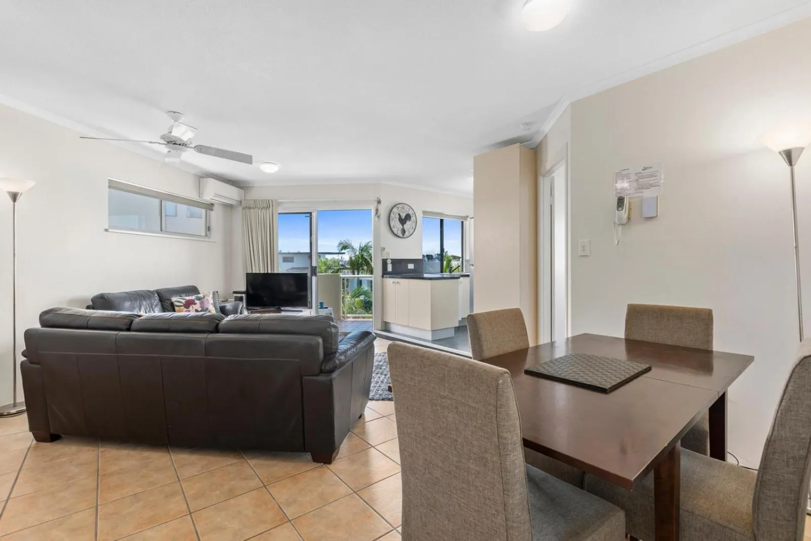 Living room in The Burlington Holiday Apartments