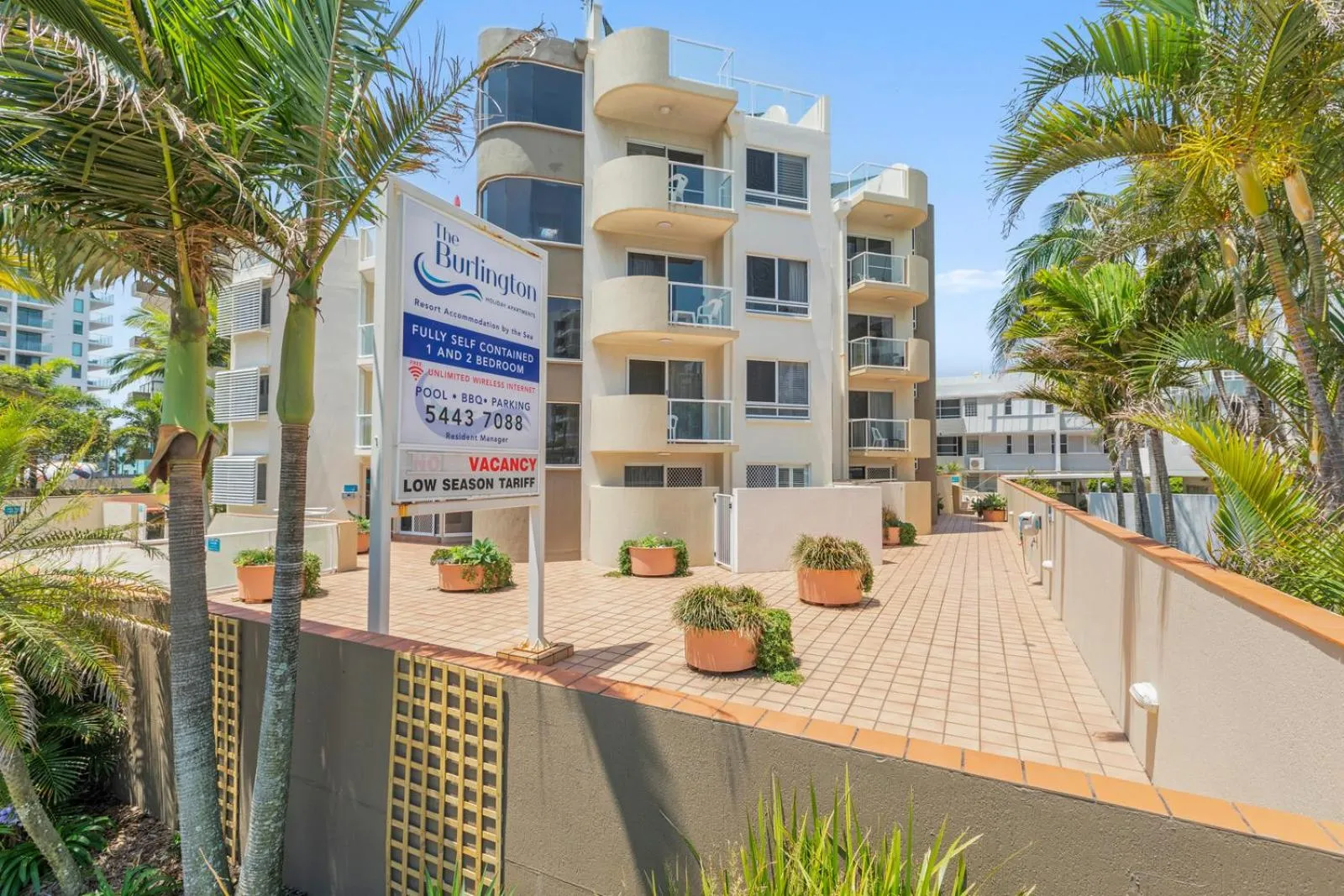 Property building in The Burlington Holiday Apartments