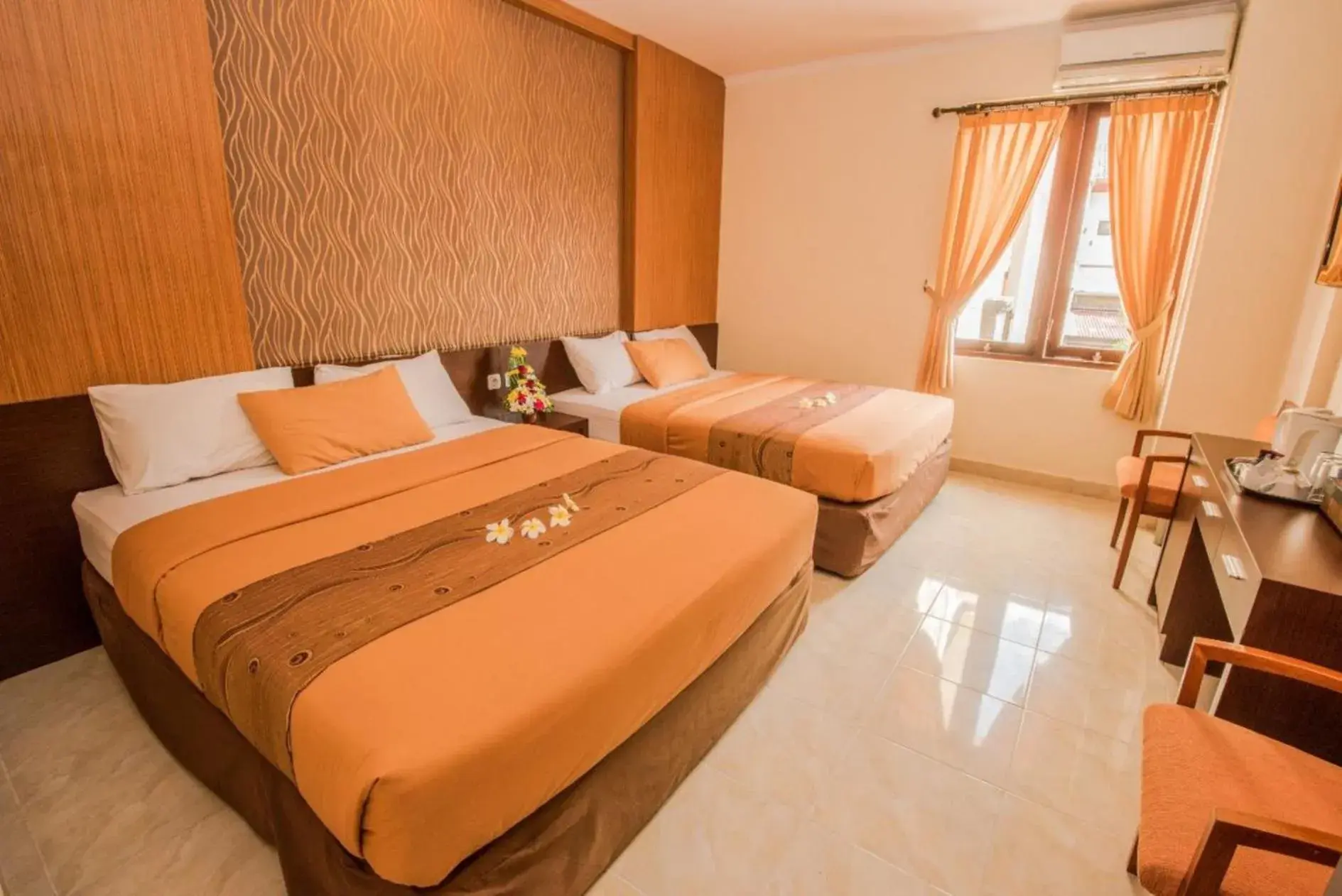 Bed in Hotel Puri Nusa Indah Bed in Hotel Puri Nusa Indah