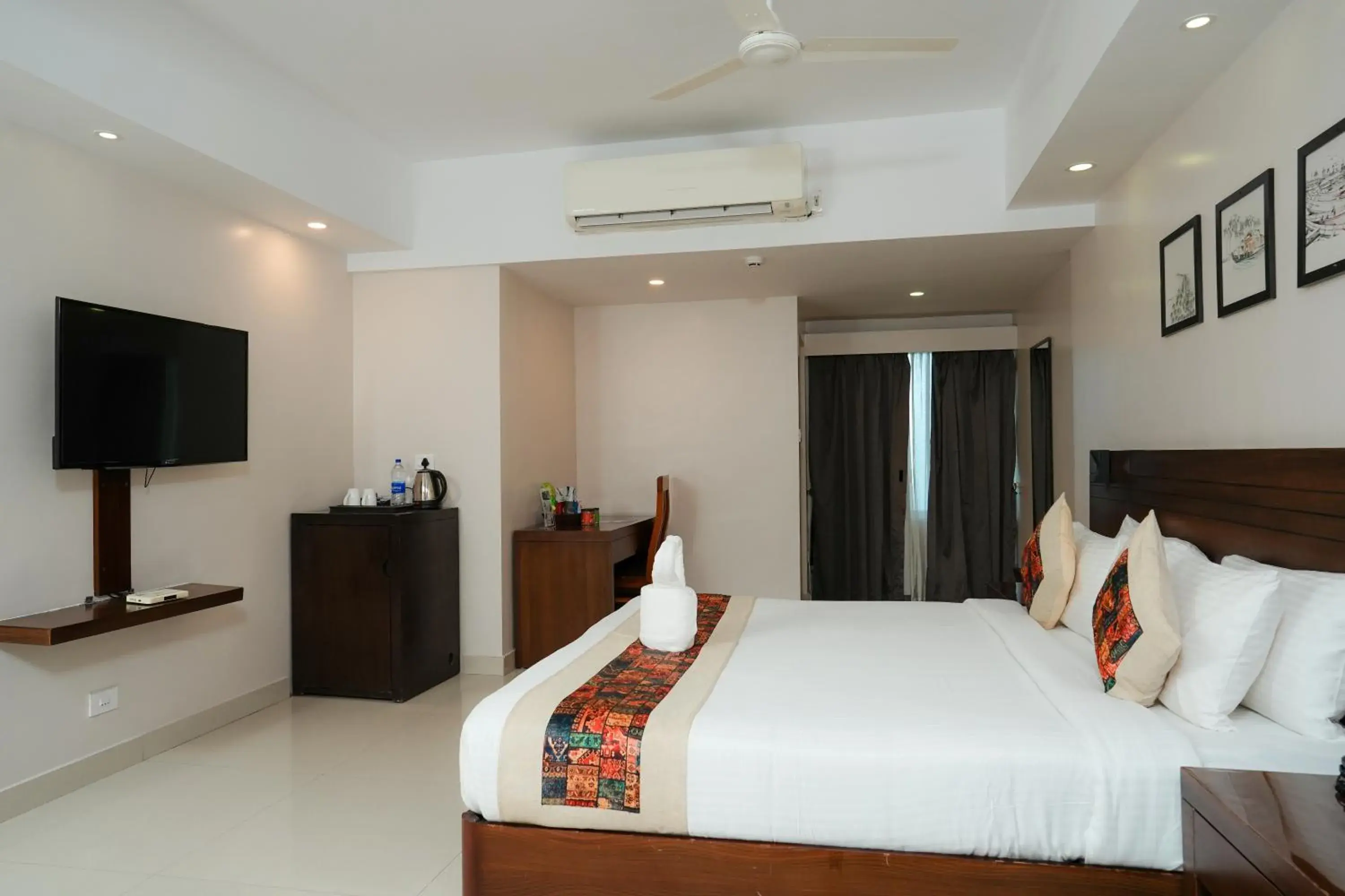 Bed in D Fort Hotel Kollam Bed in D Fort Hotel Kollam