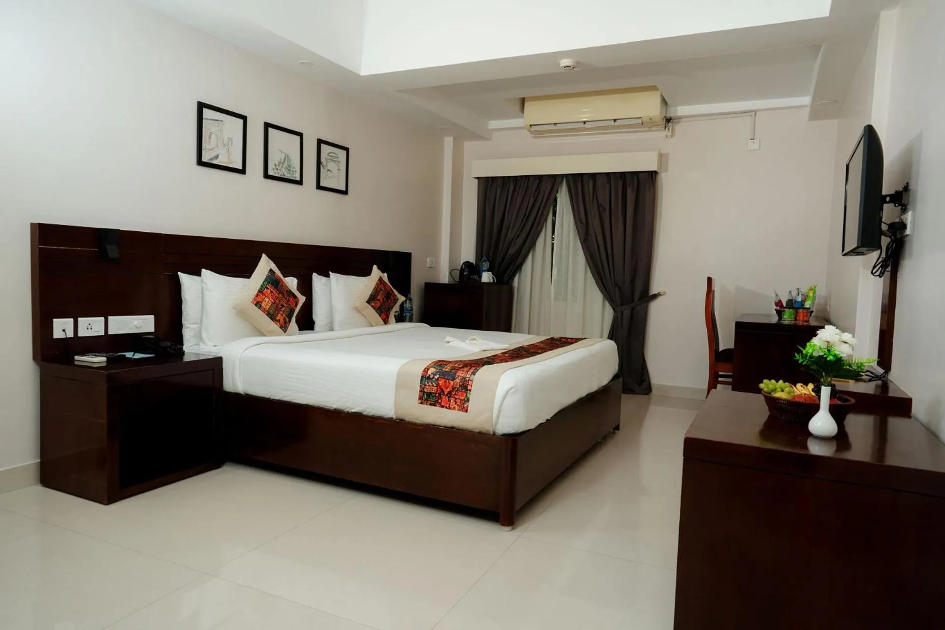 Bed in D Fort Hotel Kollam