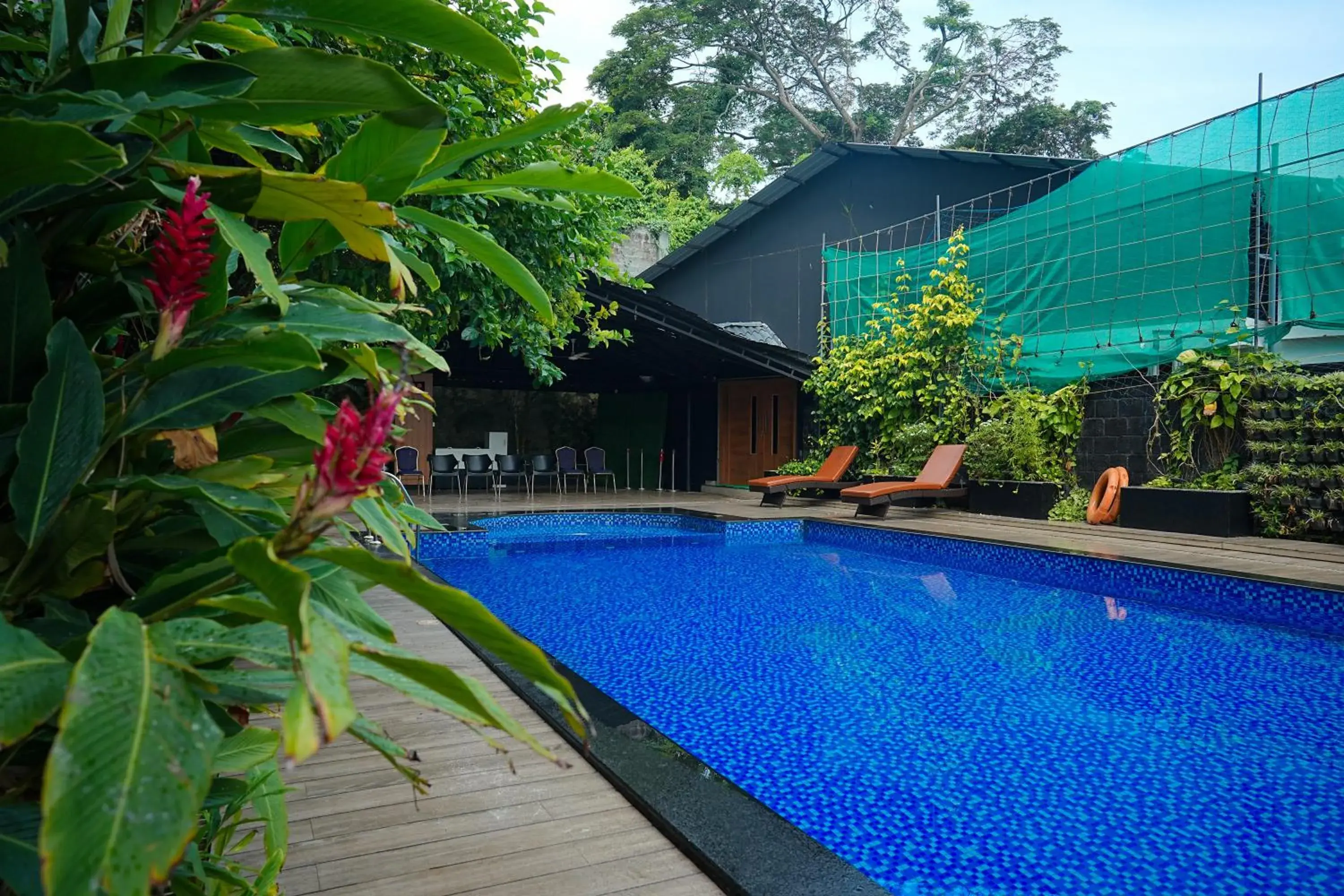 Pool view in D Fort Hotel Kollam Pool view in D Fort Hotel Kollam