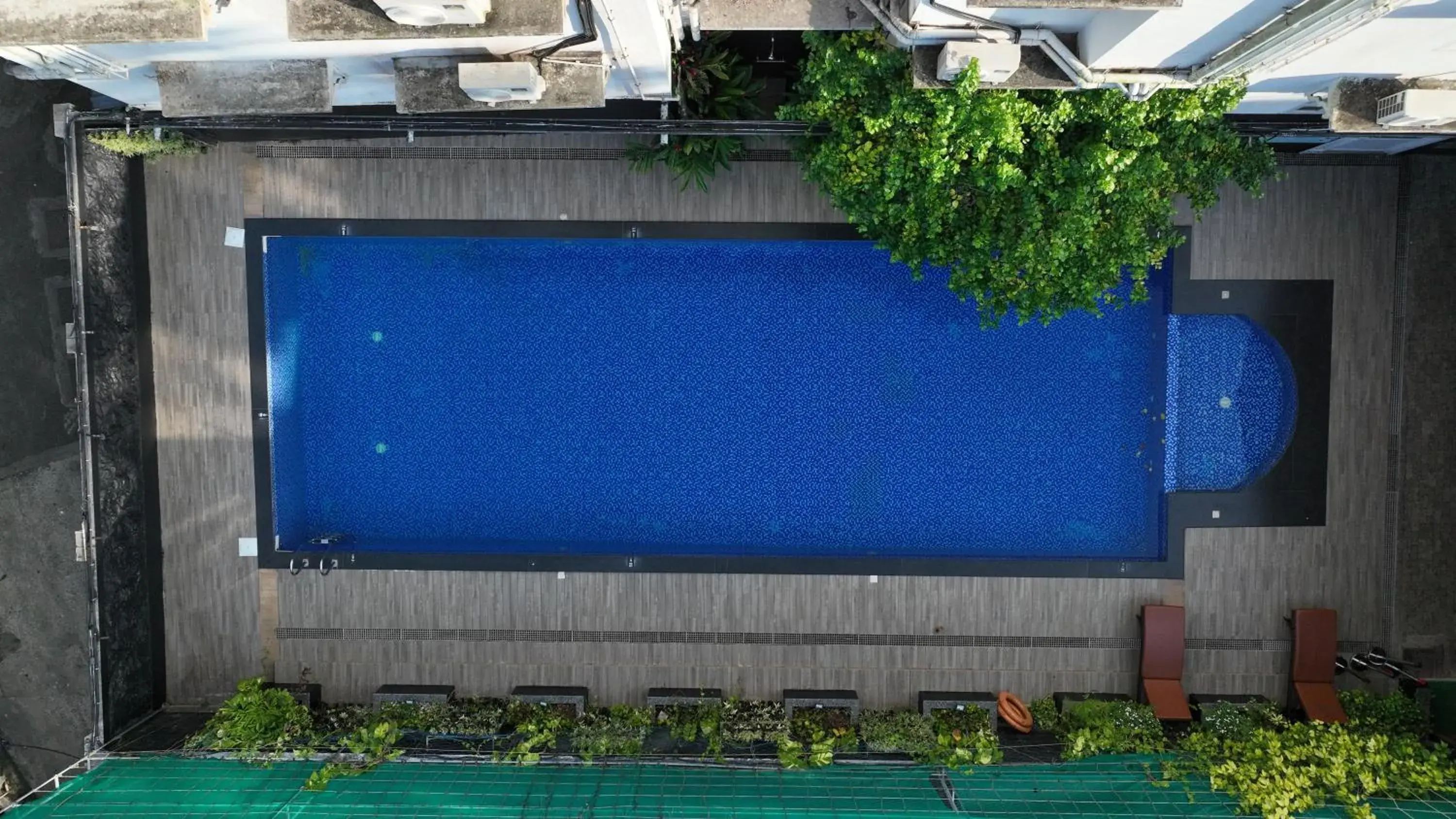 Pool view in D Fort Hotel Kollam Pool view in D Fort Hotel Kollam