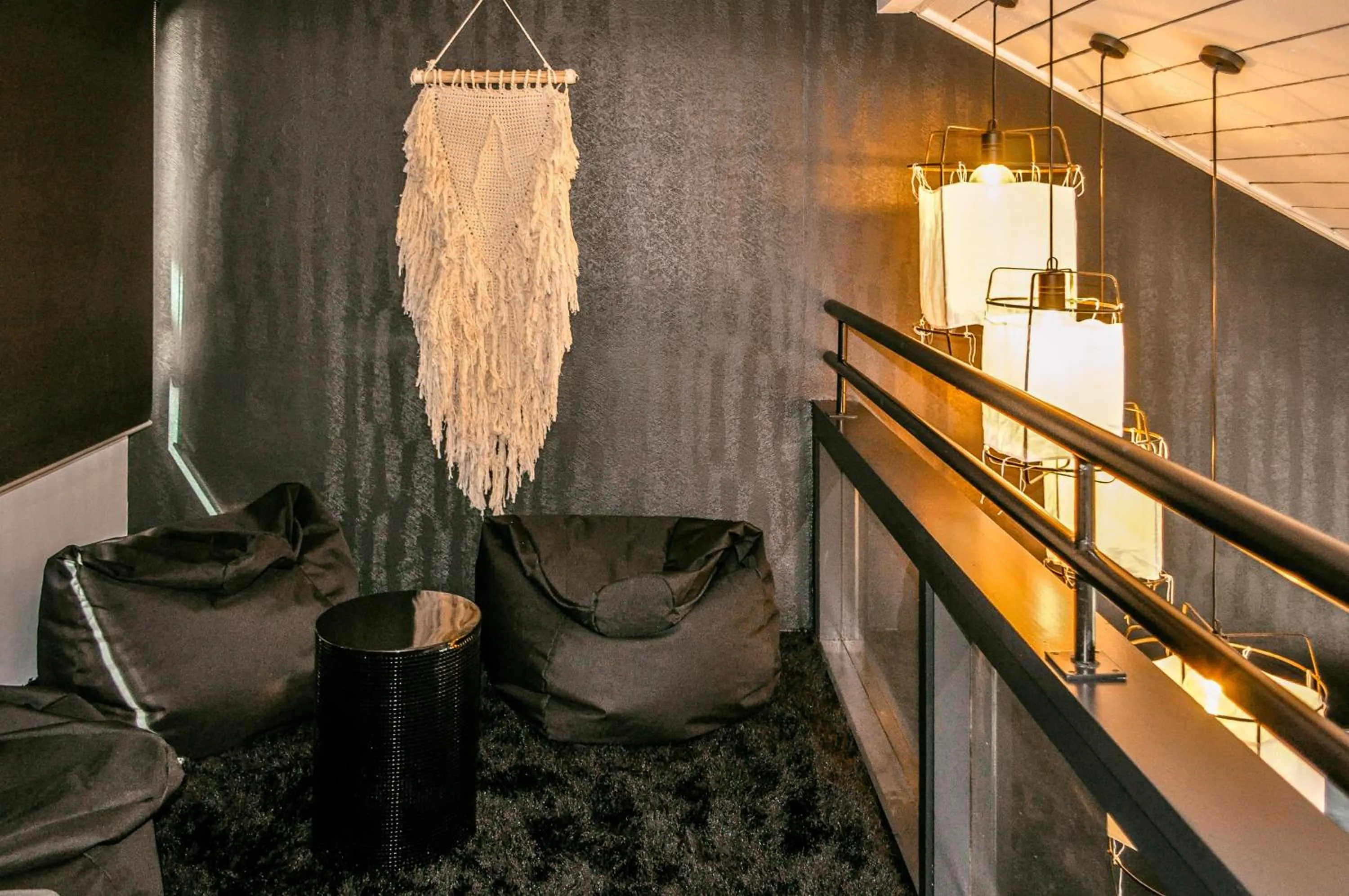 Living room in The Lofts Apartments