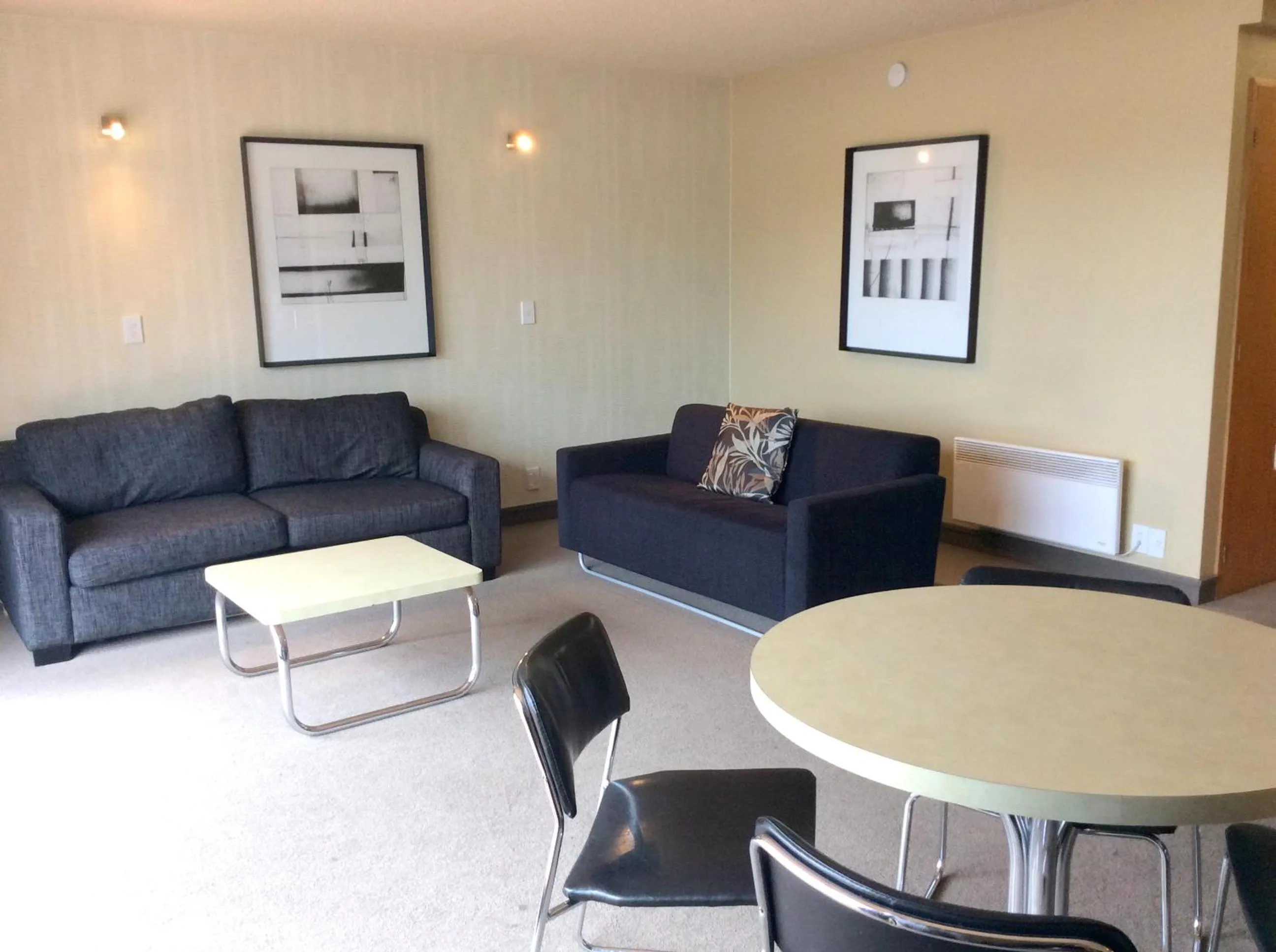 Living room in The Lofts Apartments
