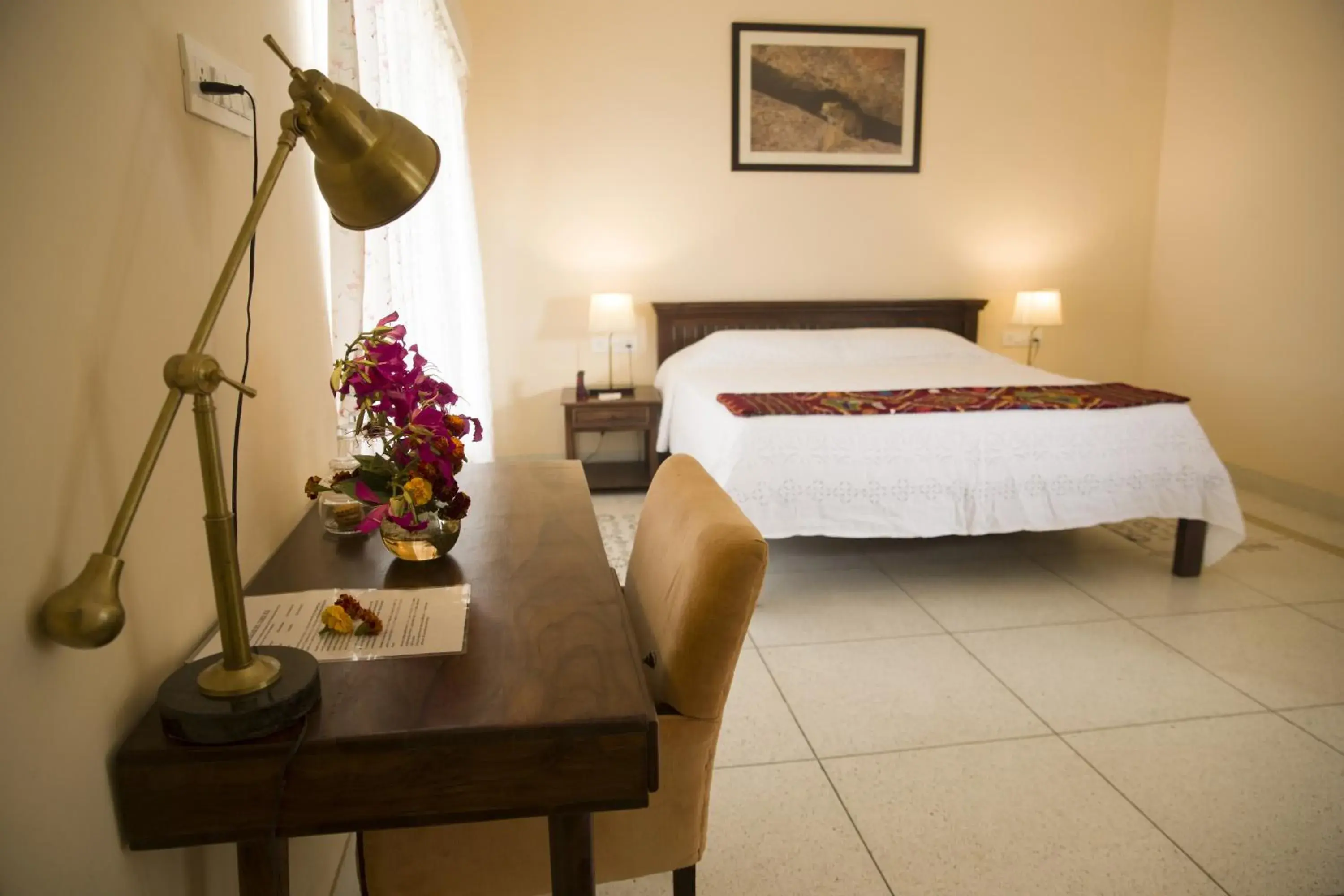 Bed in Amritara Jawai Resort Bed in Amritara Jawai Resort