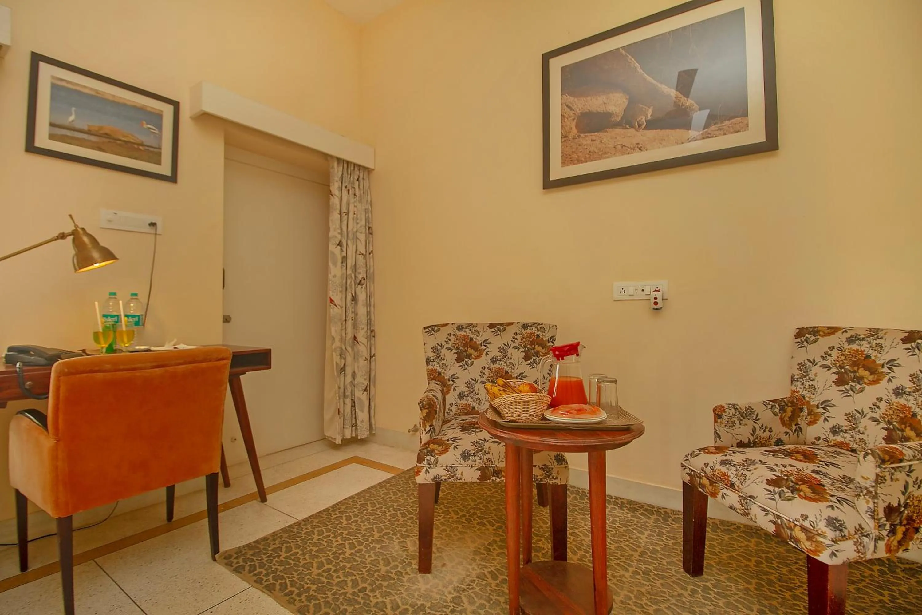 Seating area in Amritara Jawai Resort