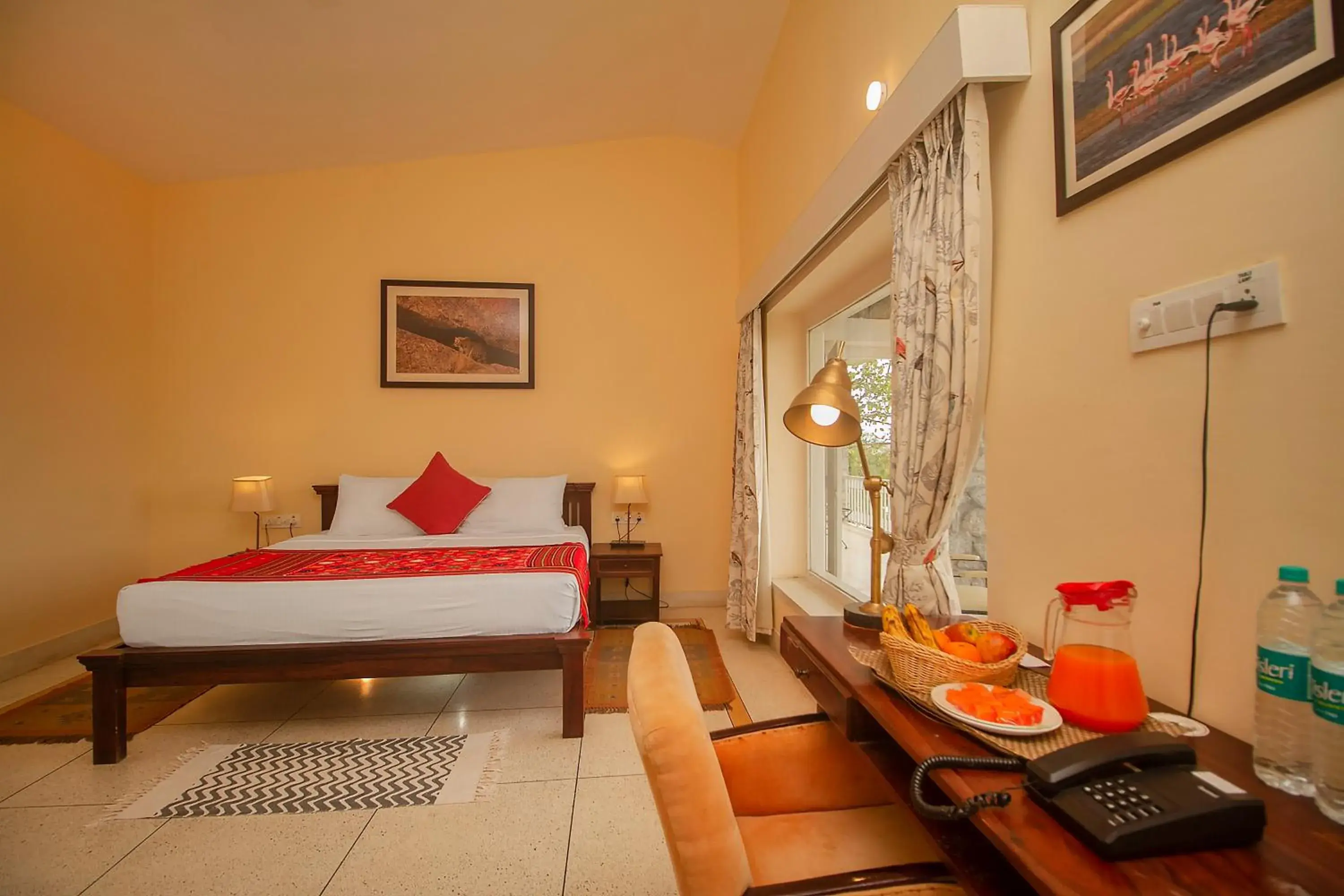 Bed in Amritara Jawai Resort Bed in Amritara Jawai Resort