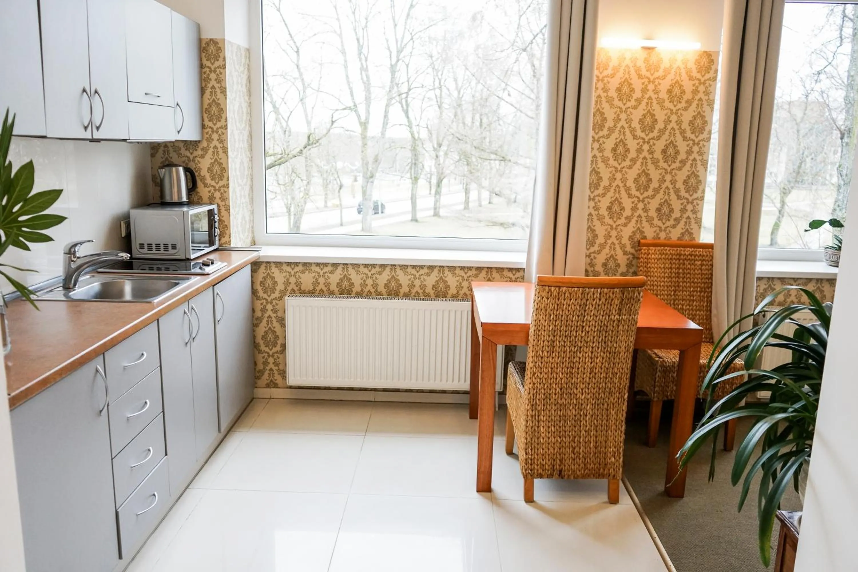 Kitchen or kitchenette in Guest House Senasis Pastas