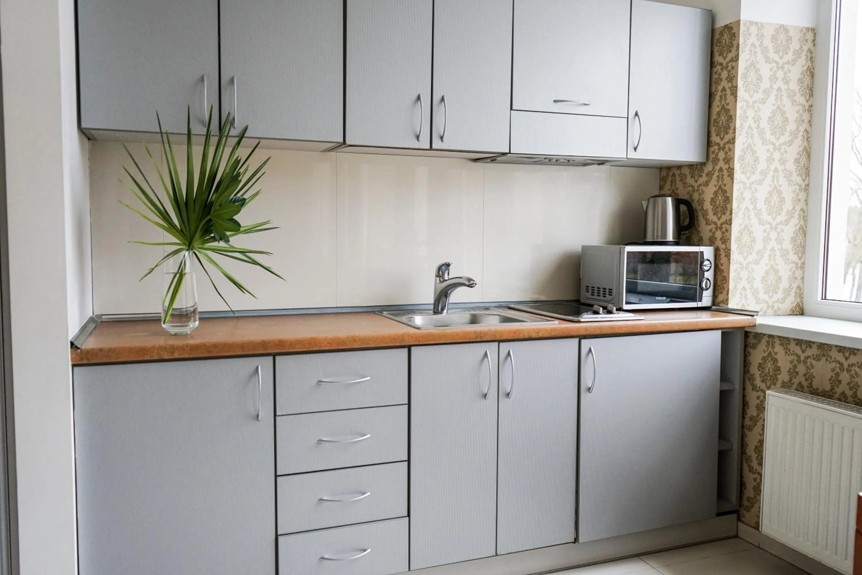 Kitchen or kitchenette in Guest House Senasis Pastas