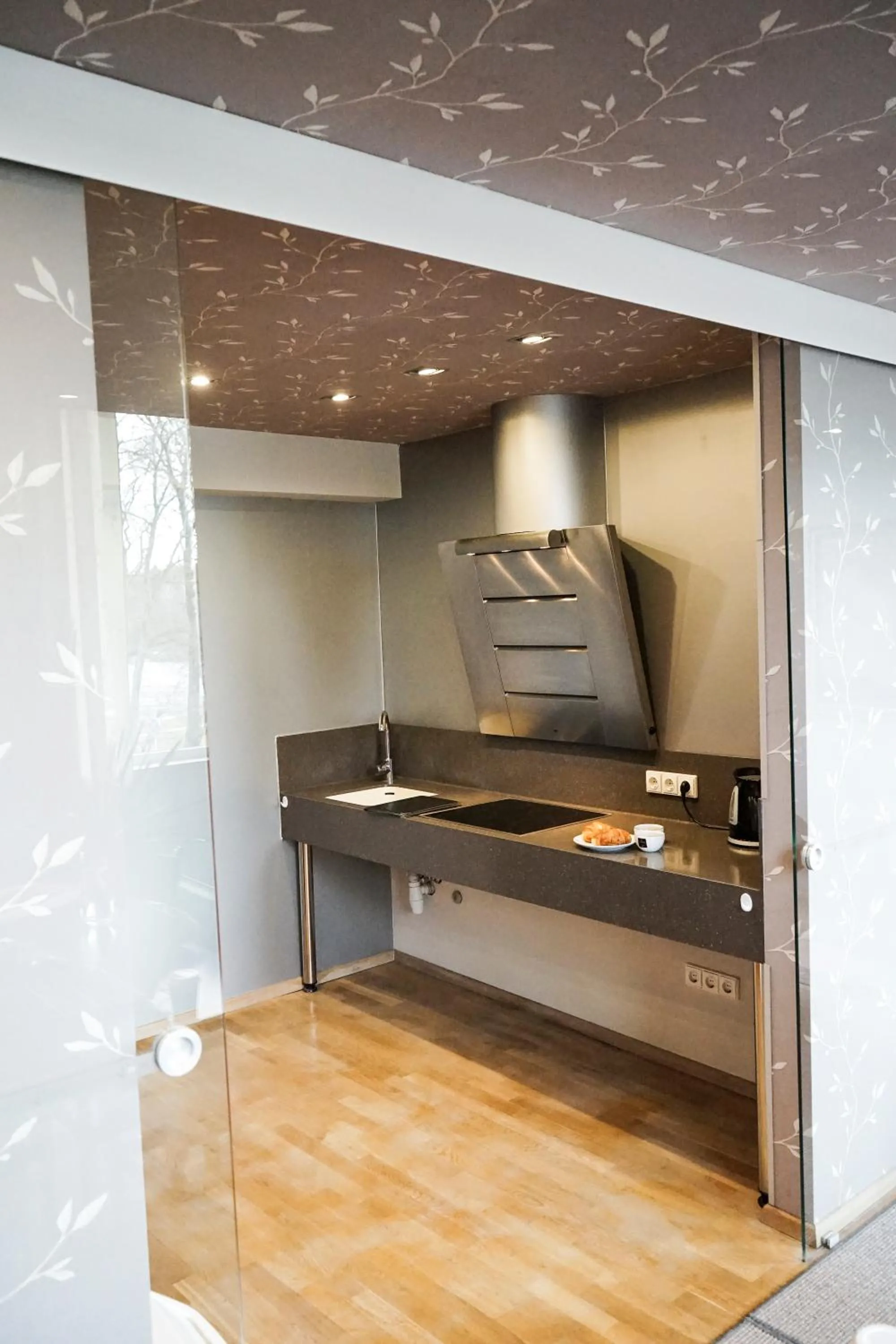 Kitchen or kitchenette in Guest House Senasis Pastas
