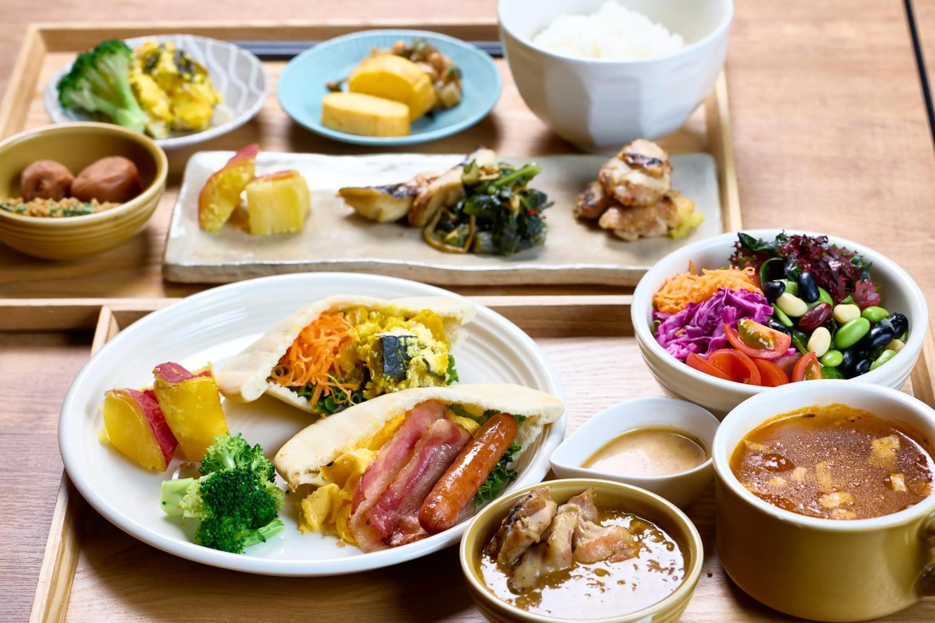 Buffet breakfast in 3s HOTEL ATSUGI