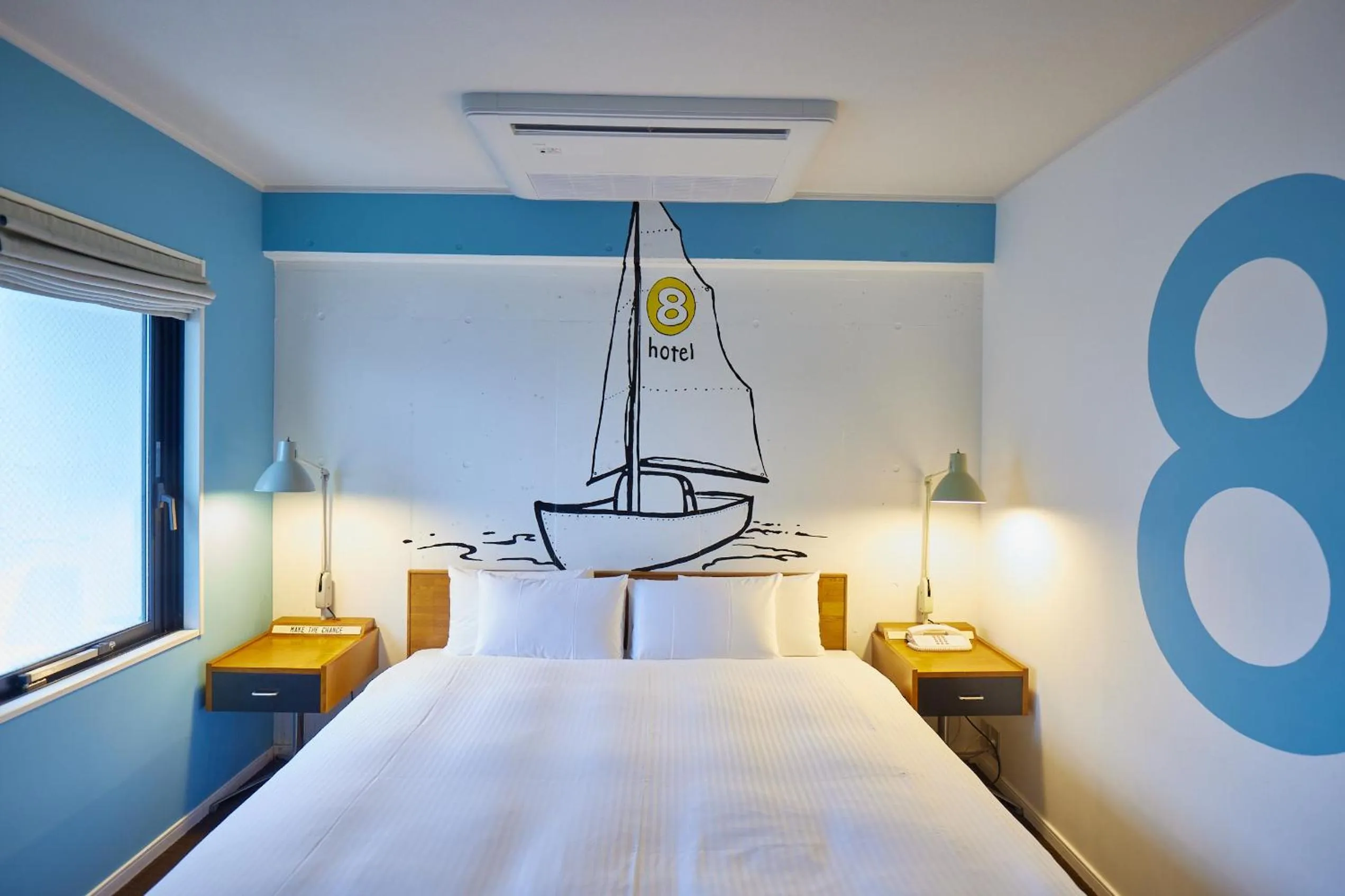 Photo of the whole room, Bed in 8 Hotel Shonan Fujisawa