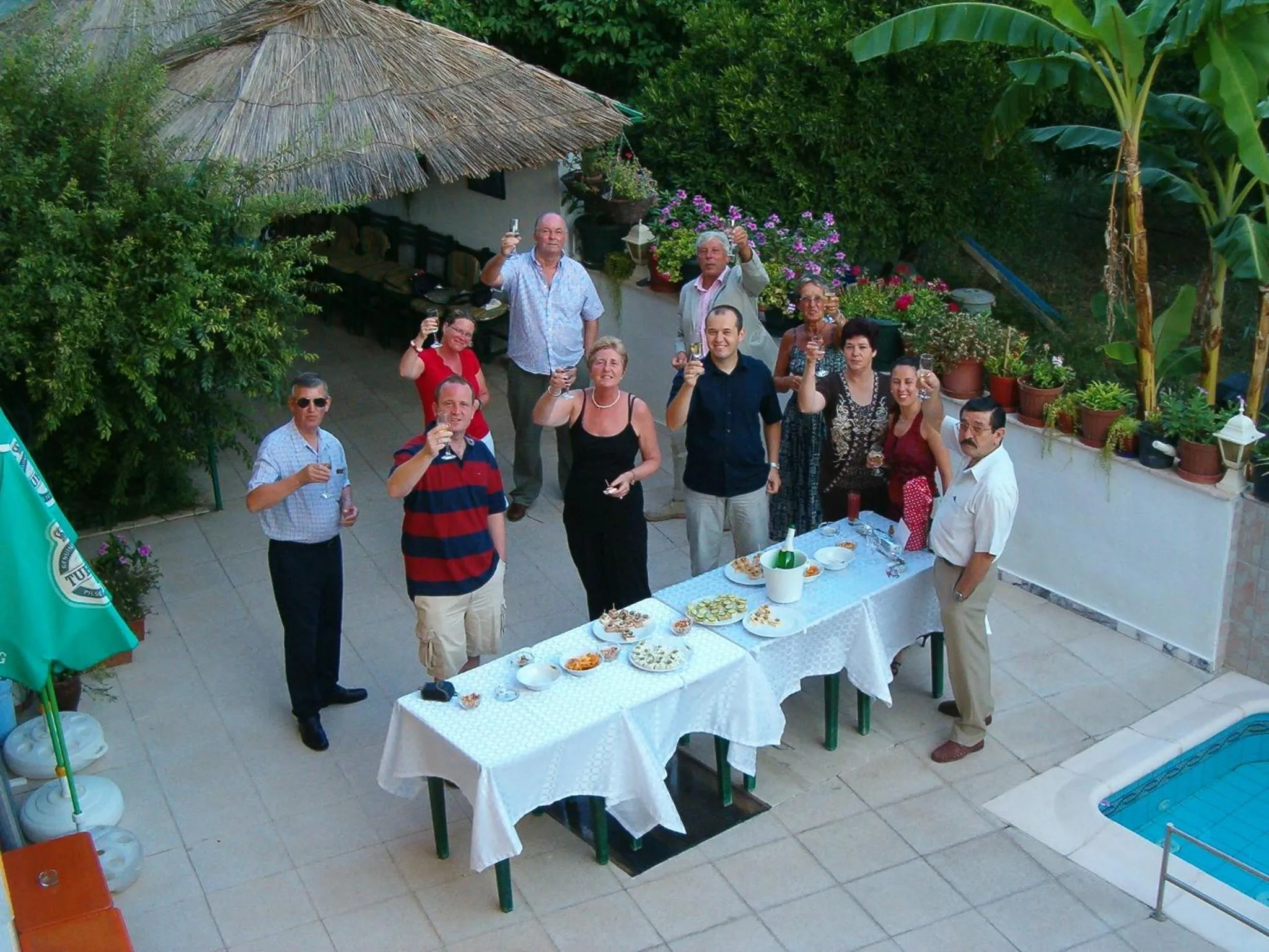 group of guests in Mandalinn Hotel