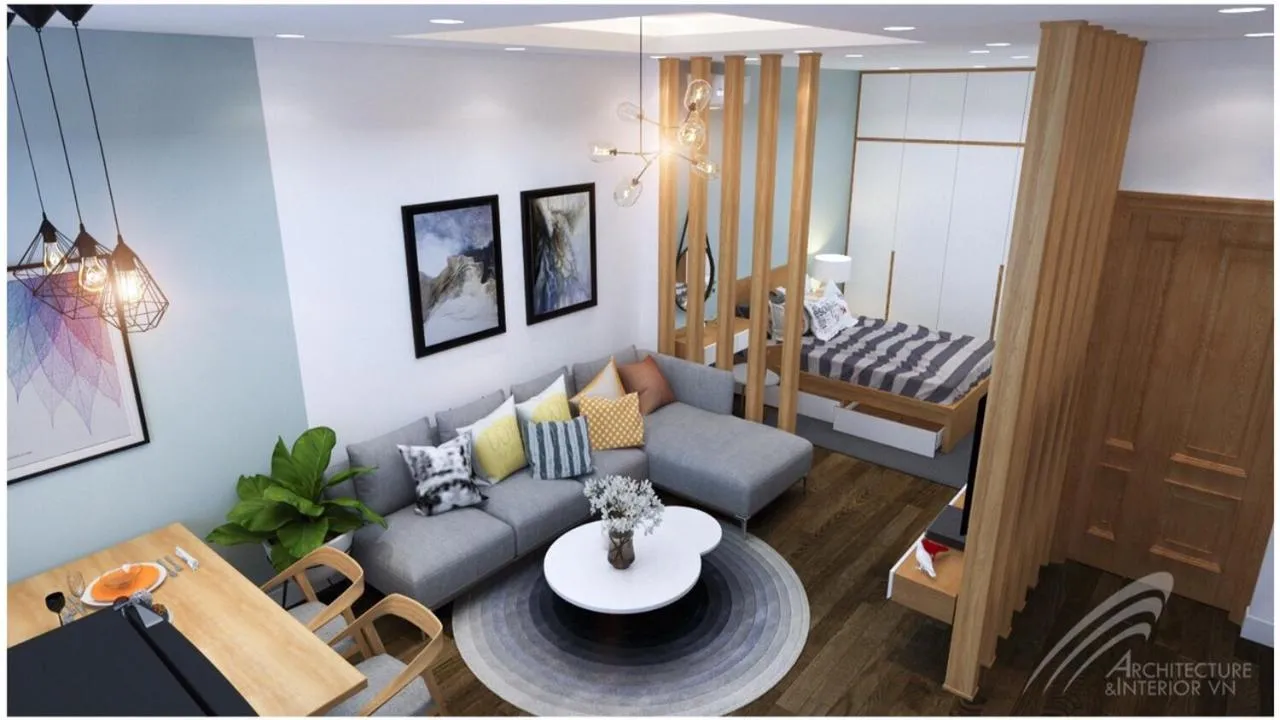 Living room in Hà Thịnh Phát Apartment