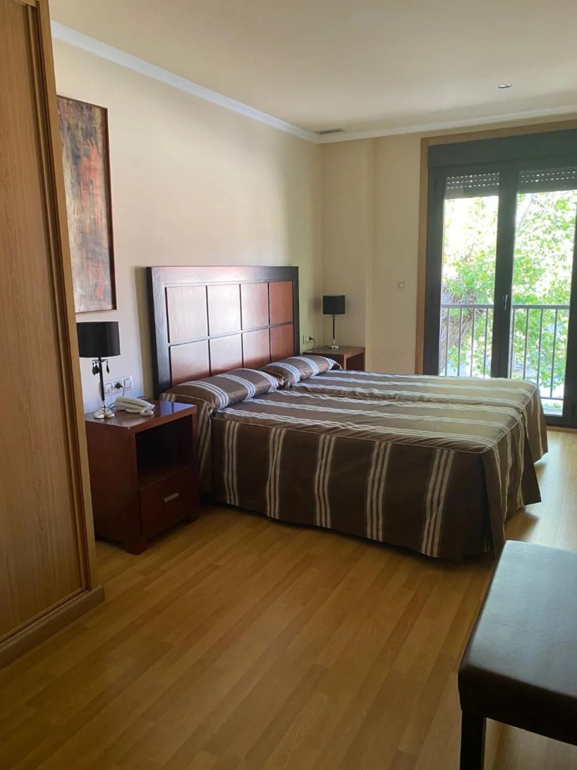 Bed in Hotel AV Apartamentos Lobios
