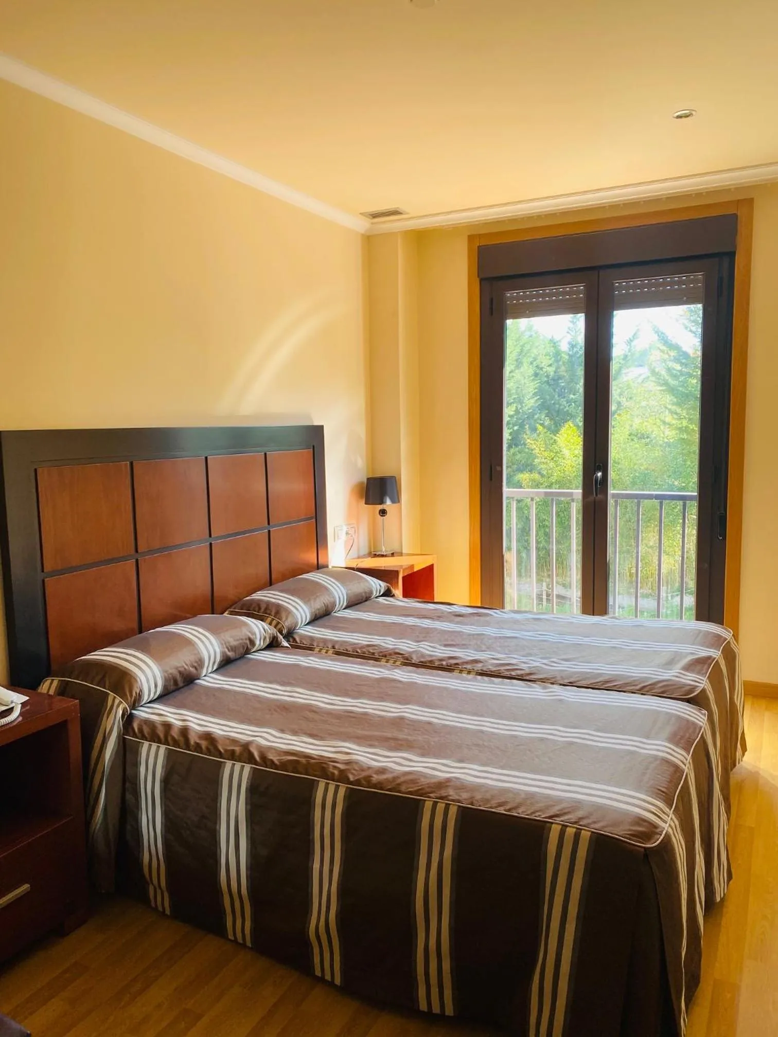 Bed in Hotel AV Apartamentos Lobios