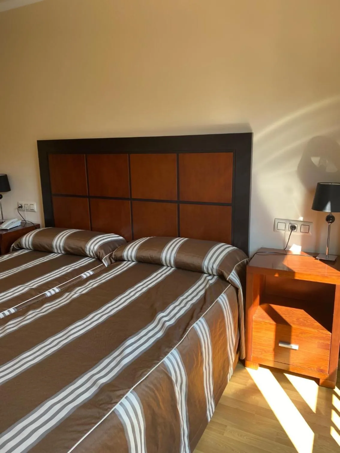 Bed in Hotel AV Apartamentos Lobios