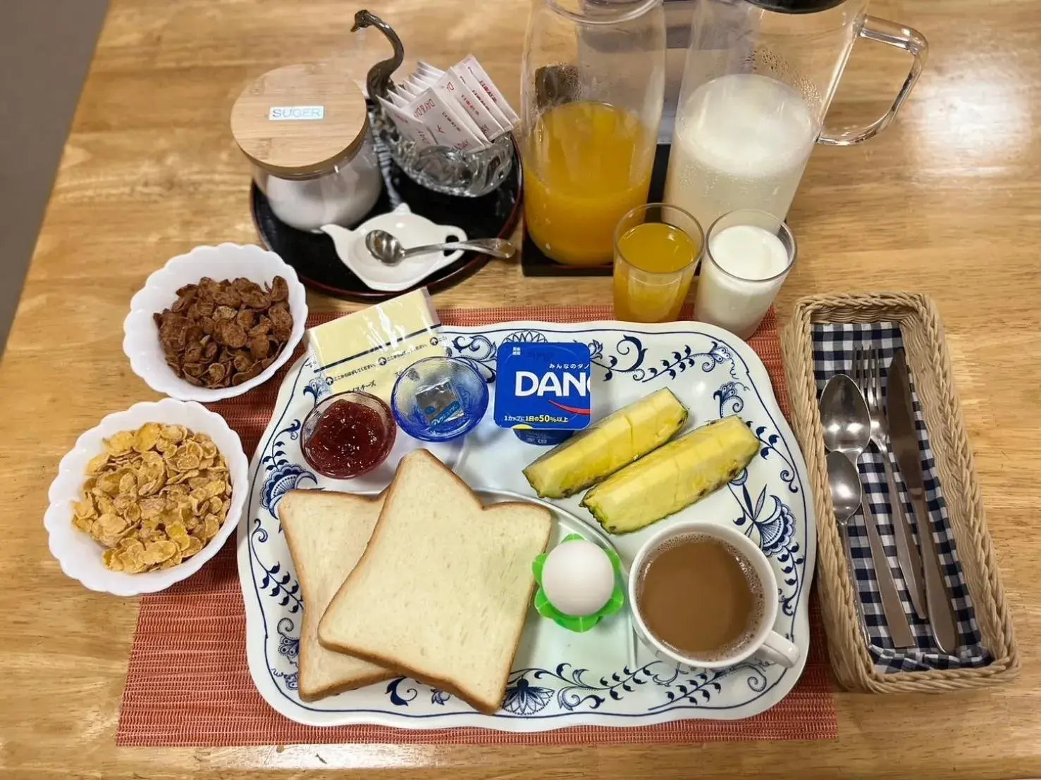 Breakfast in Fuji-Hakone Guest House Breakfast in Fuji-Hakone Guest House