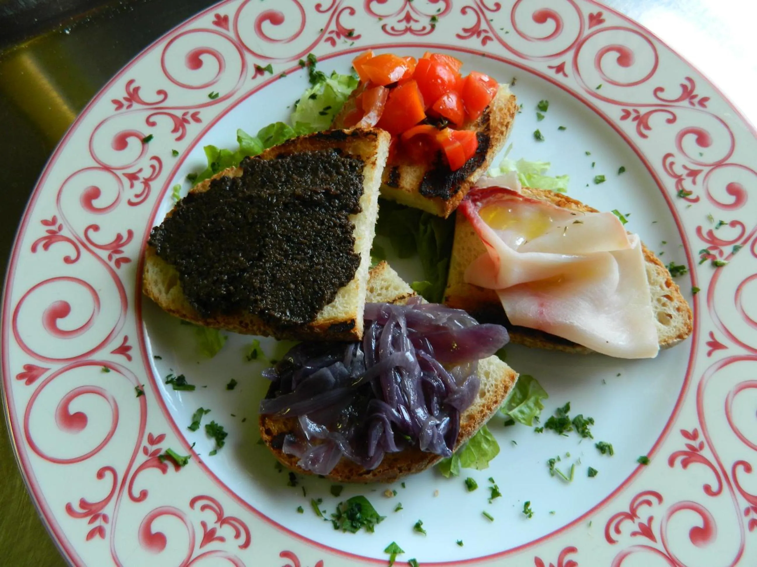 Food and drinks in Osteria San Giuseppe