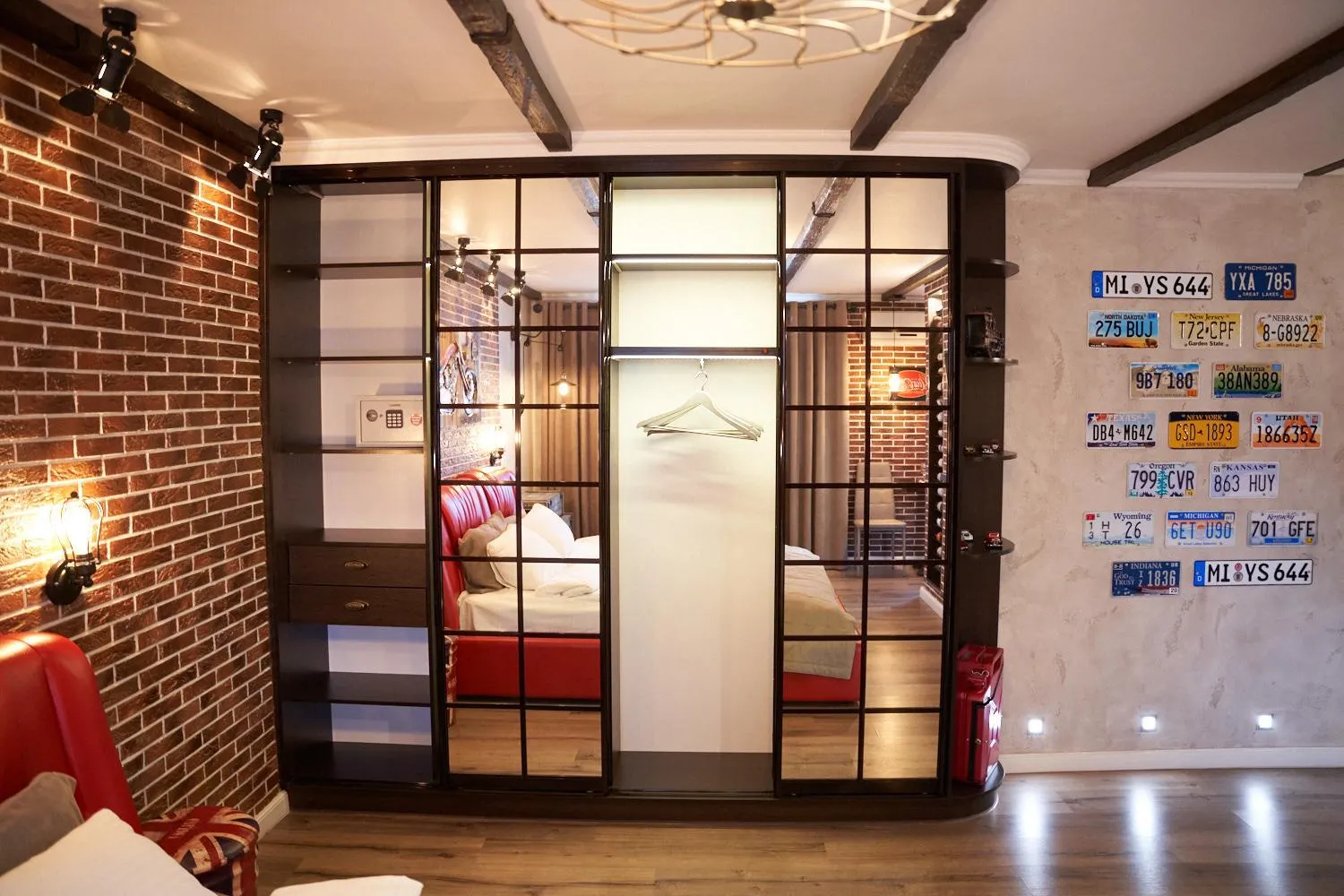 Bed in Garage