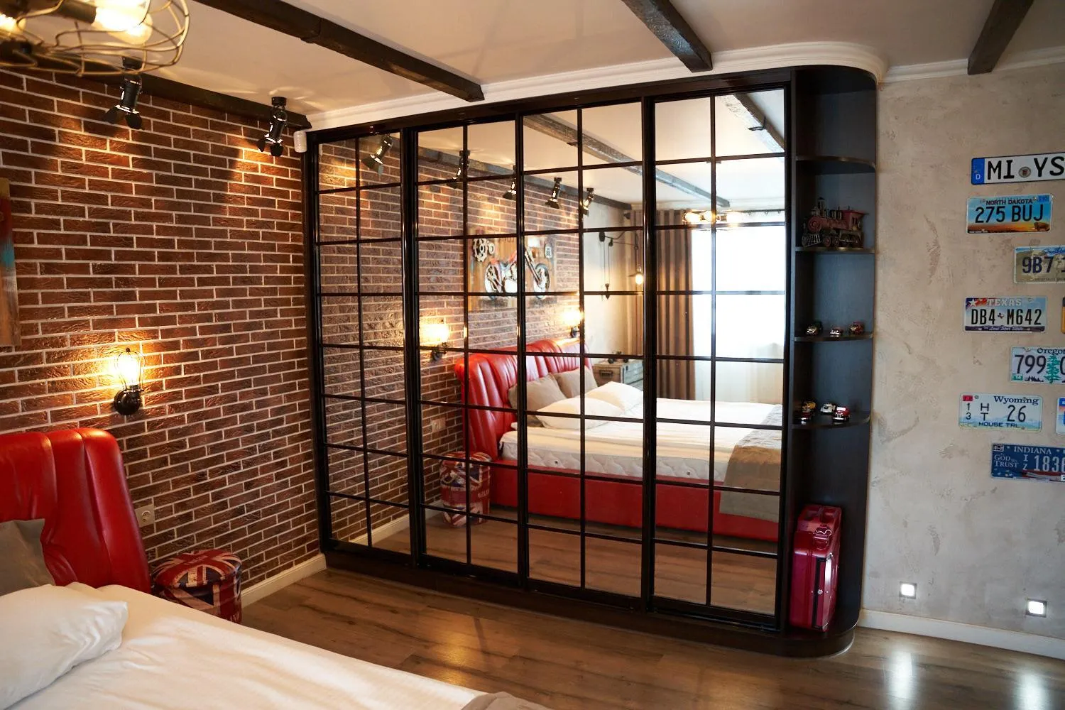 Bed in Garage