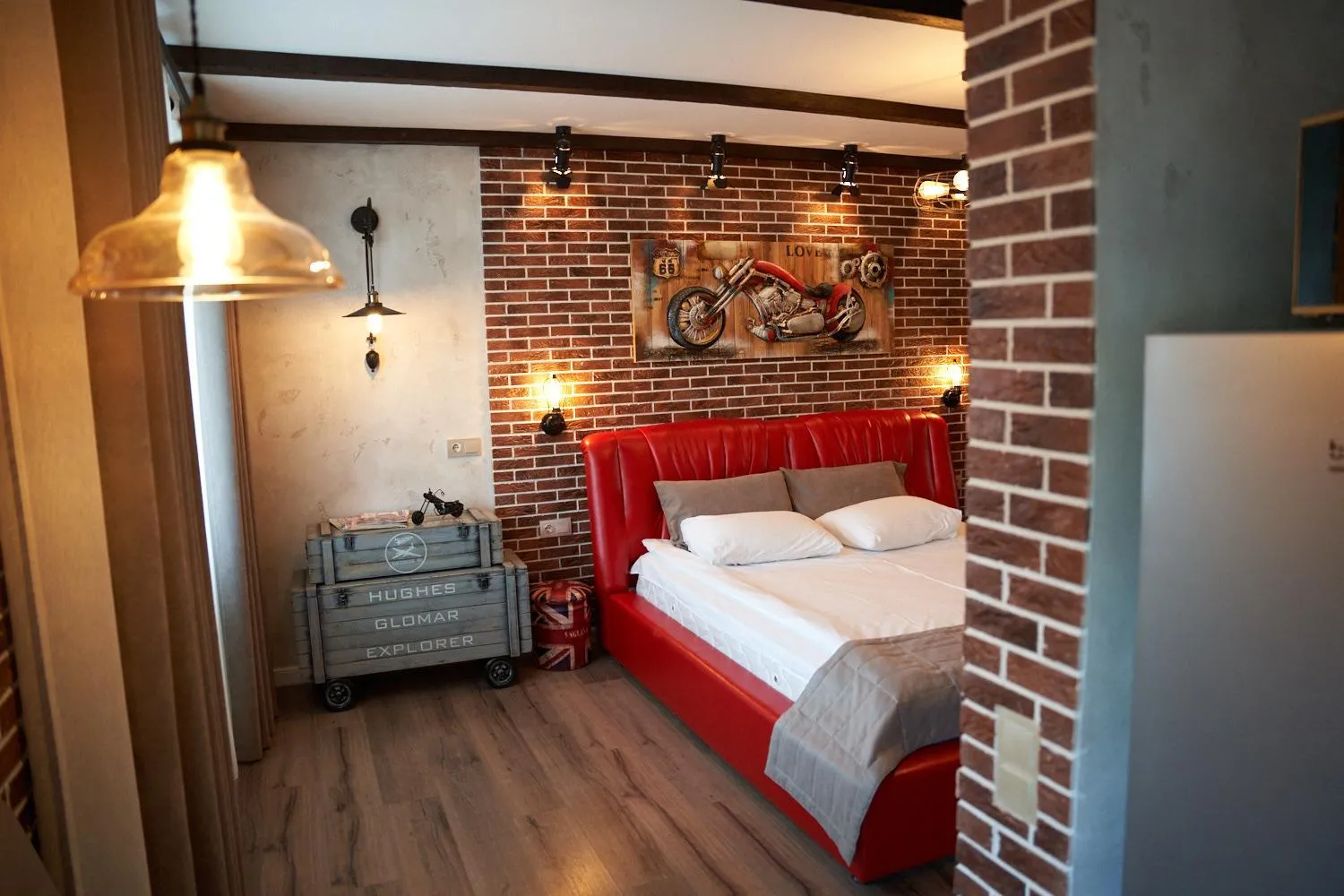 Bed in Garage