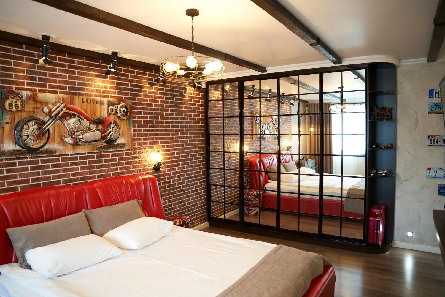 Bed in Garage