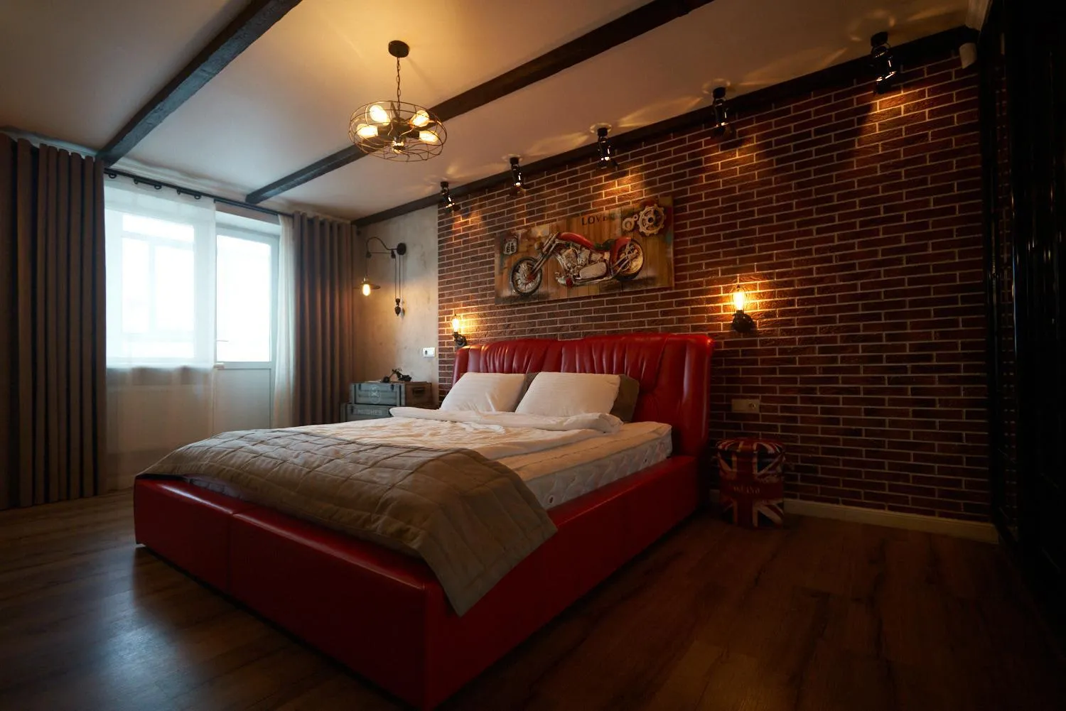 Bed in Garage