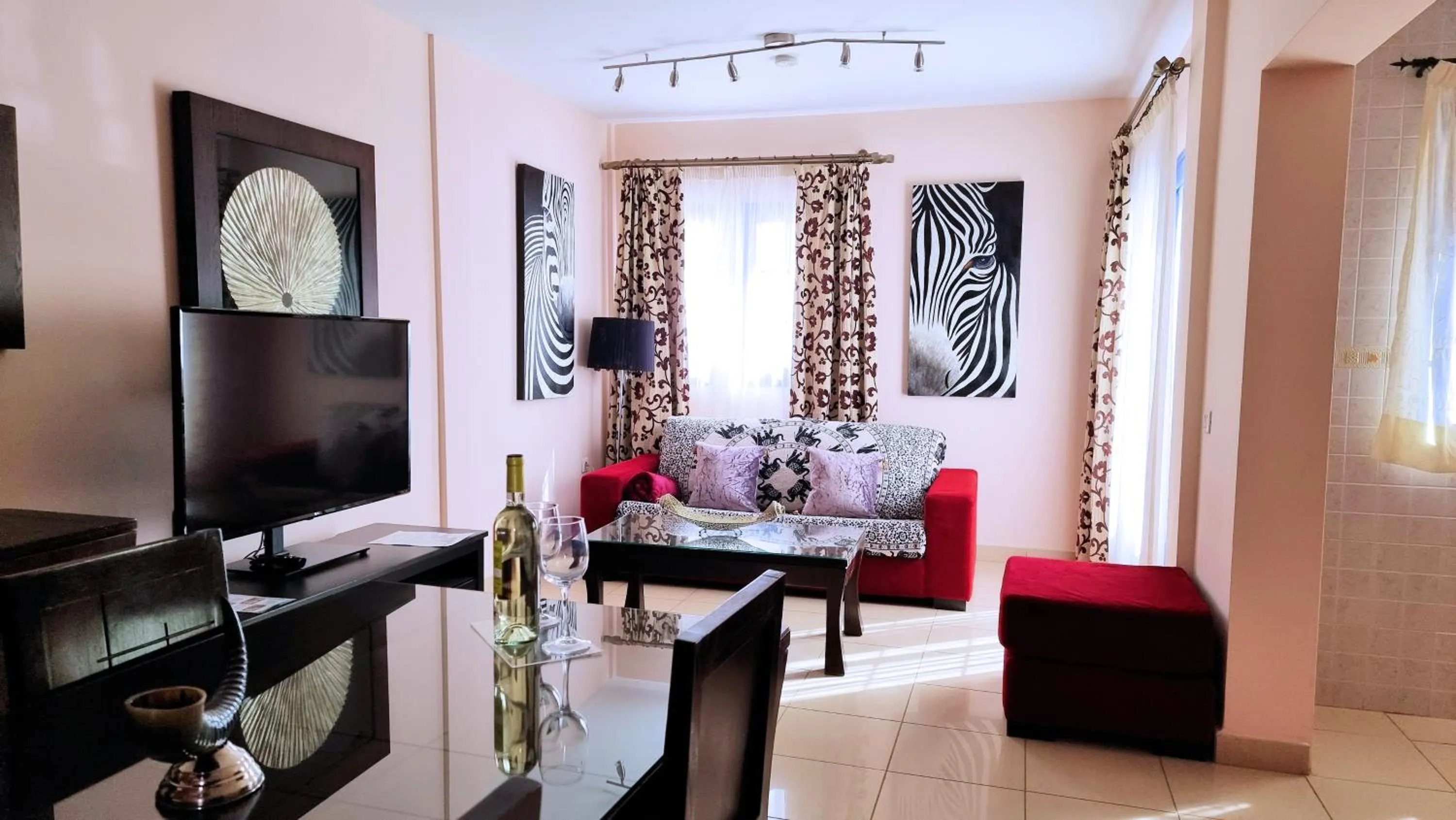 Living room in Evita Beach Suites Exclusivas