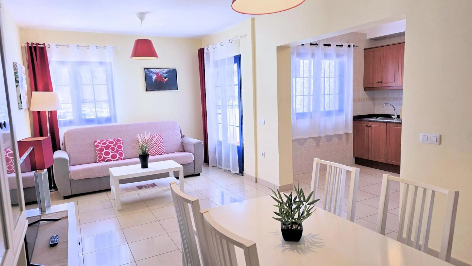 Kitchen or kitchenette in Evita Beach Suites Exclusivas