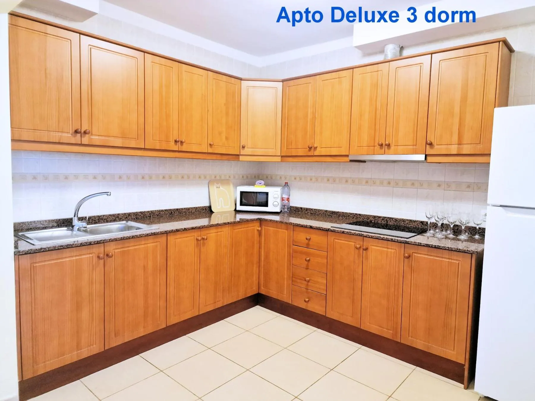 kitchen in Evita Beach Suites Exclusivas
