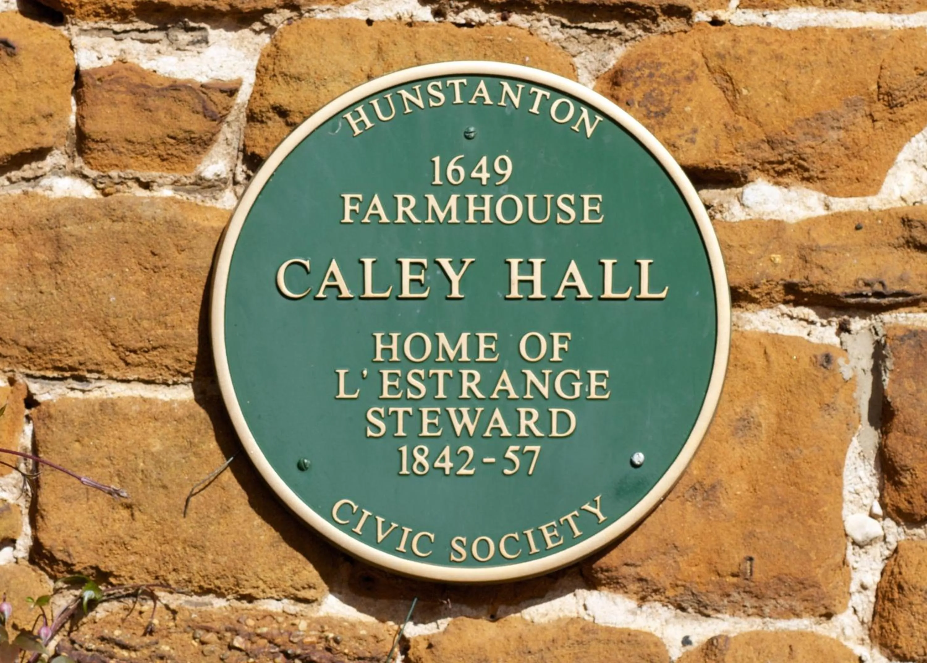 Decorative detail in Caley Hall