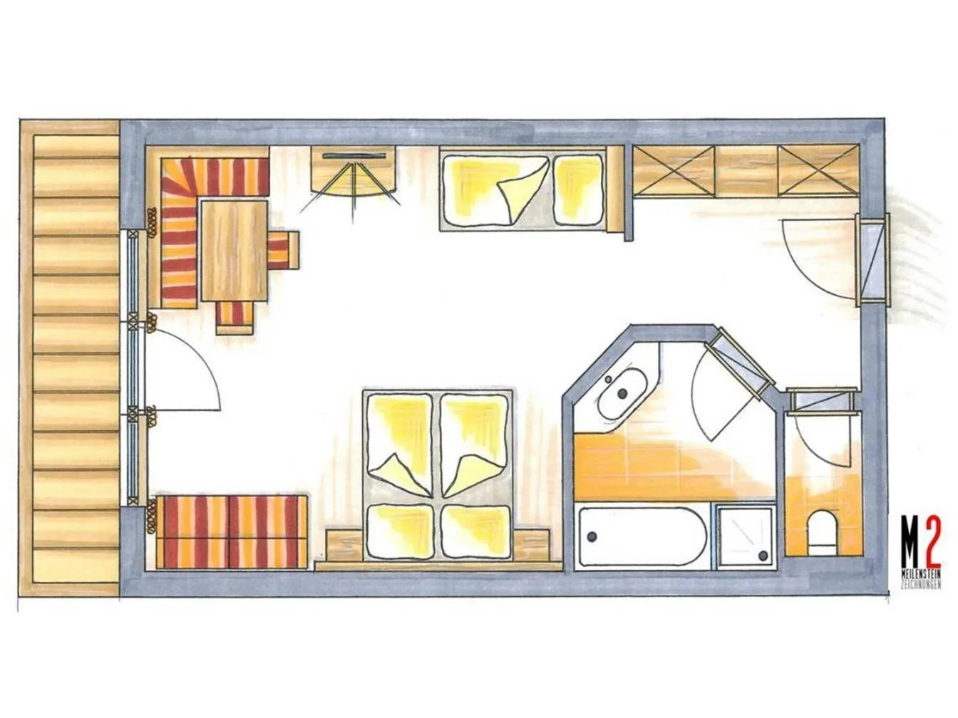 Floor plan in Lifthotel