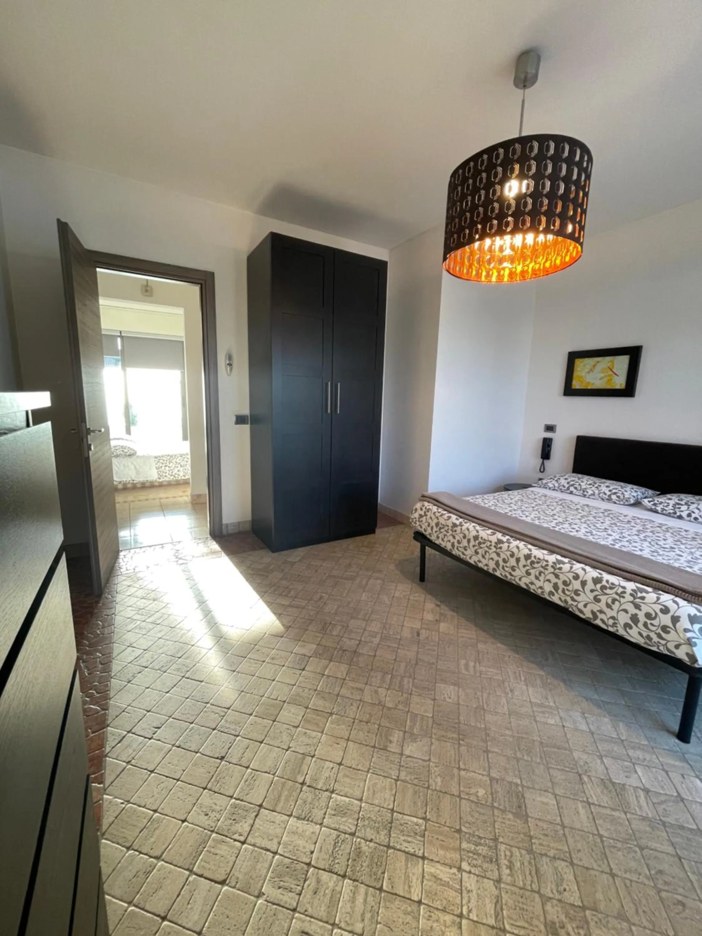 Bedroom, Bed in Villa Liliana