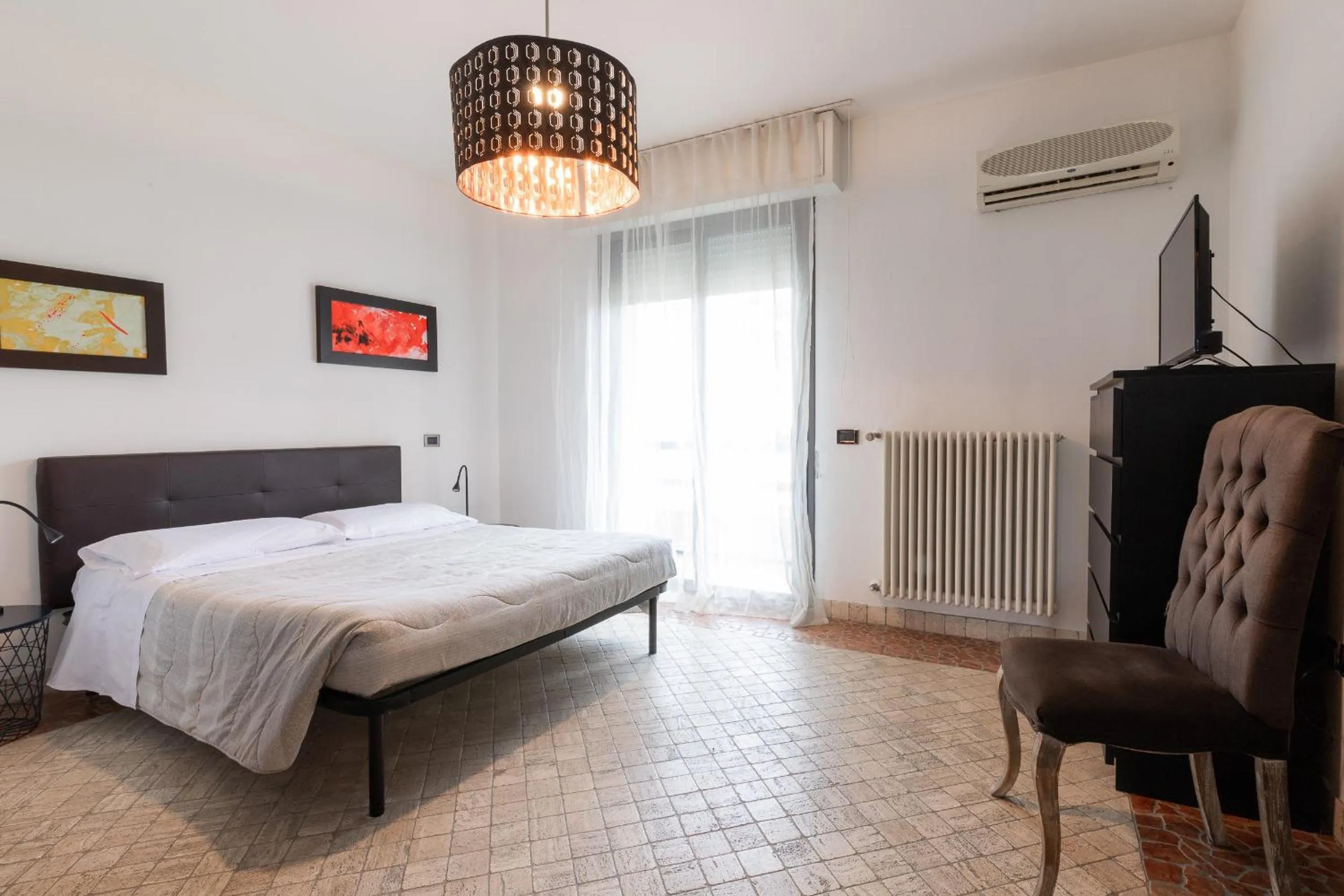 Bedroom, Bed in Villa Liliana