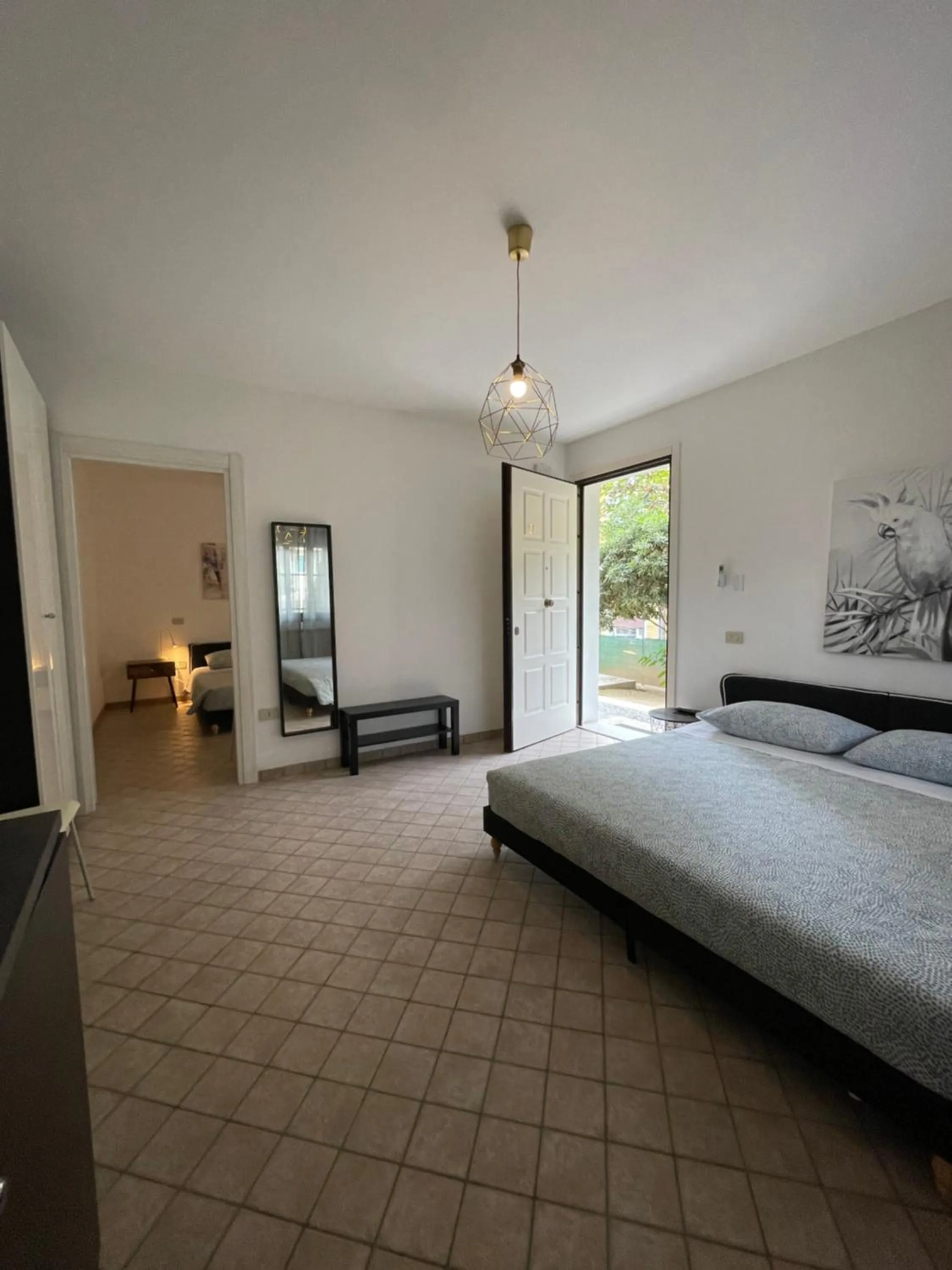 Bedroom, Bed in Villa Liliana