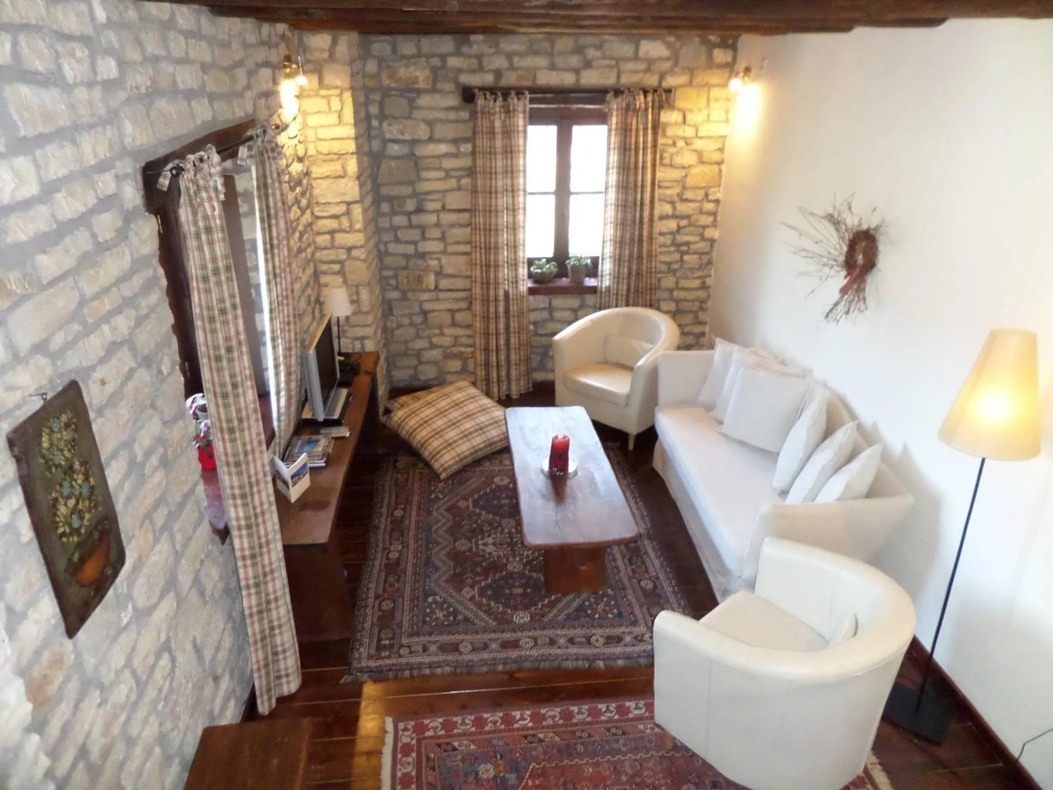 Living room in Arhontiko Aristis