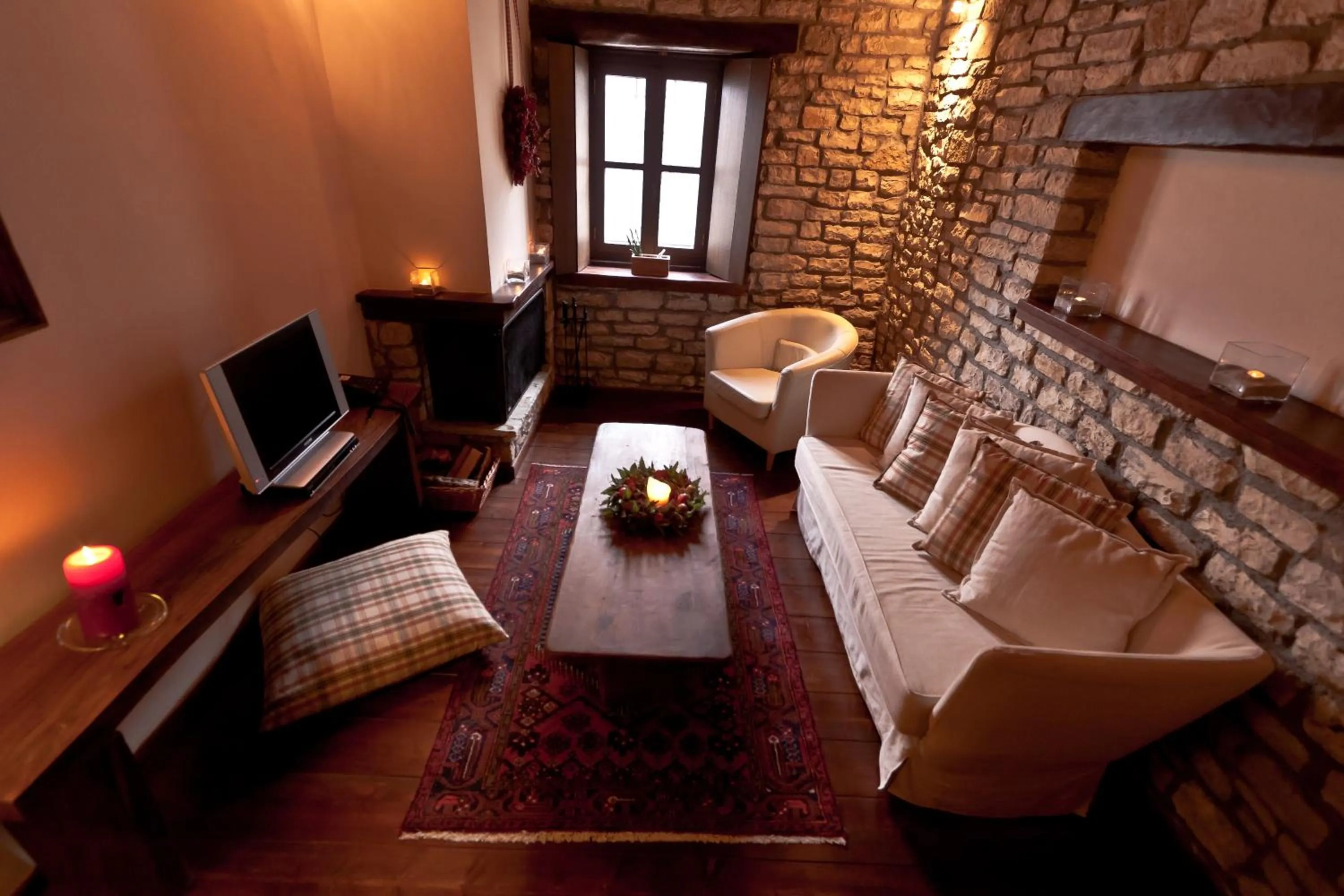 Living room in Arhontiko Aristis