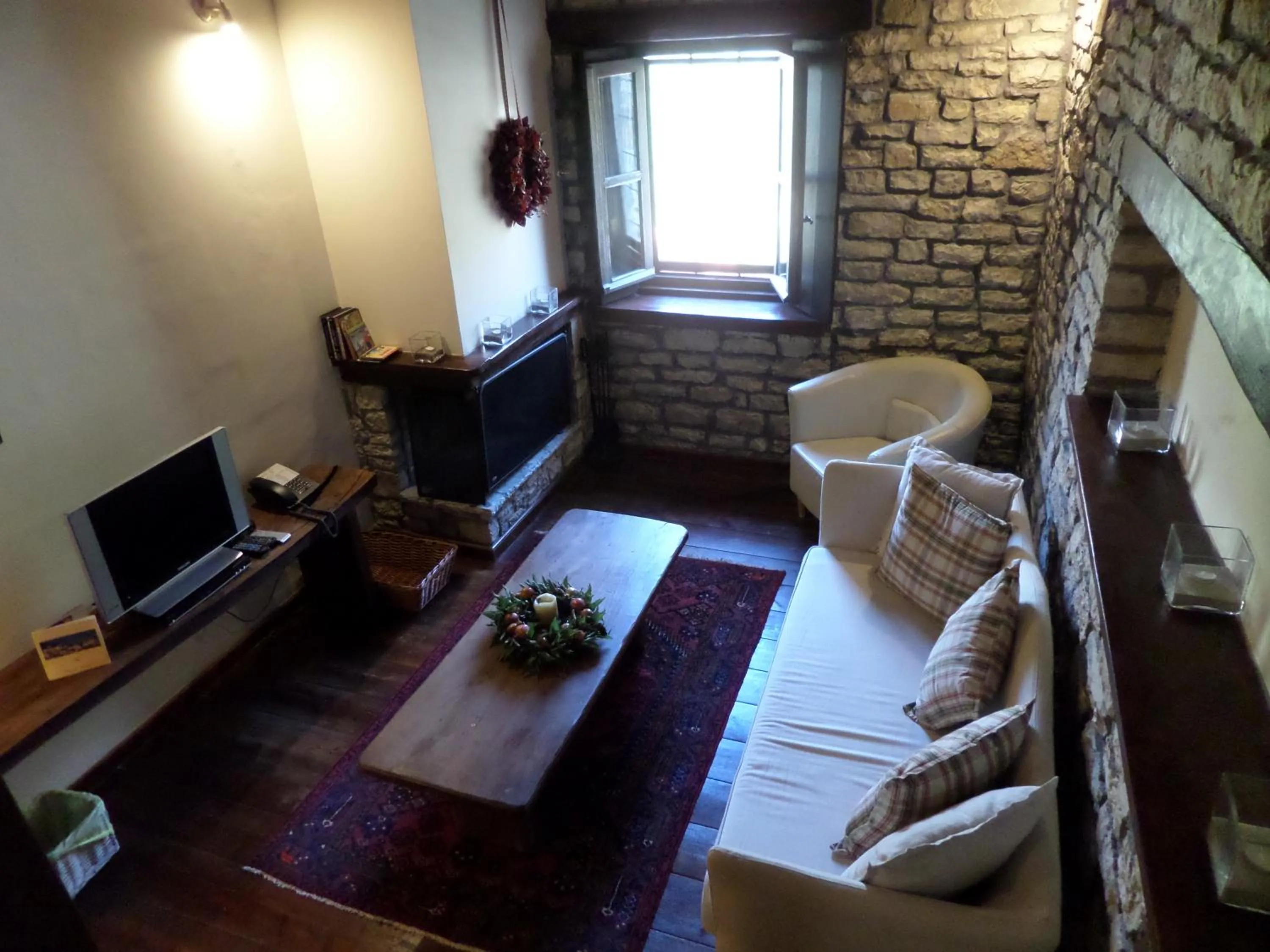 Living room in Arhontiko Aristis