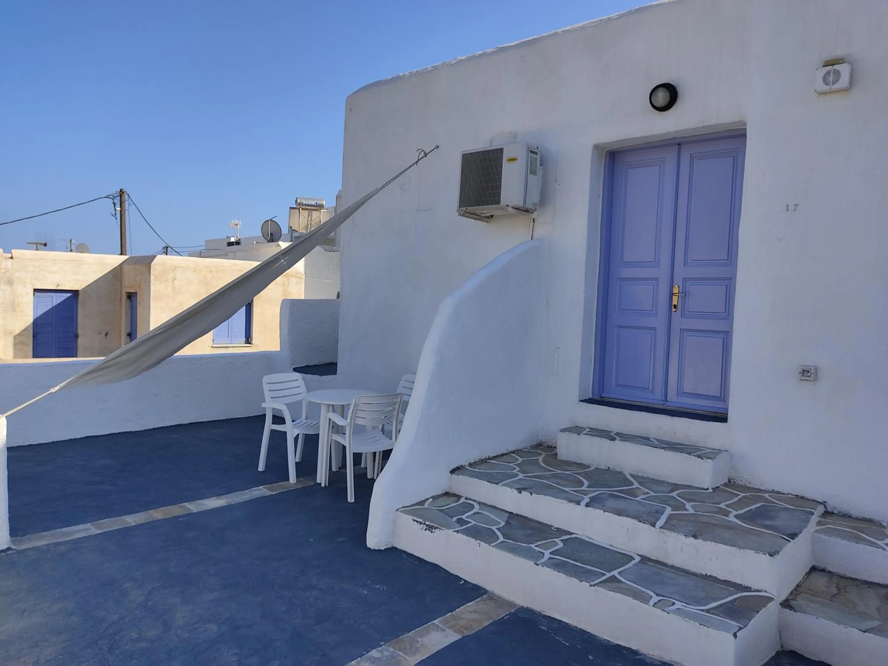 Balcony/Terrace in Porto Sikinos Hotel