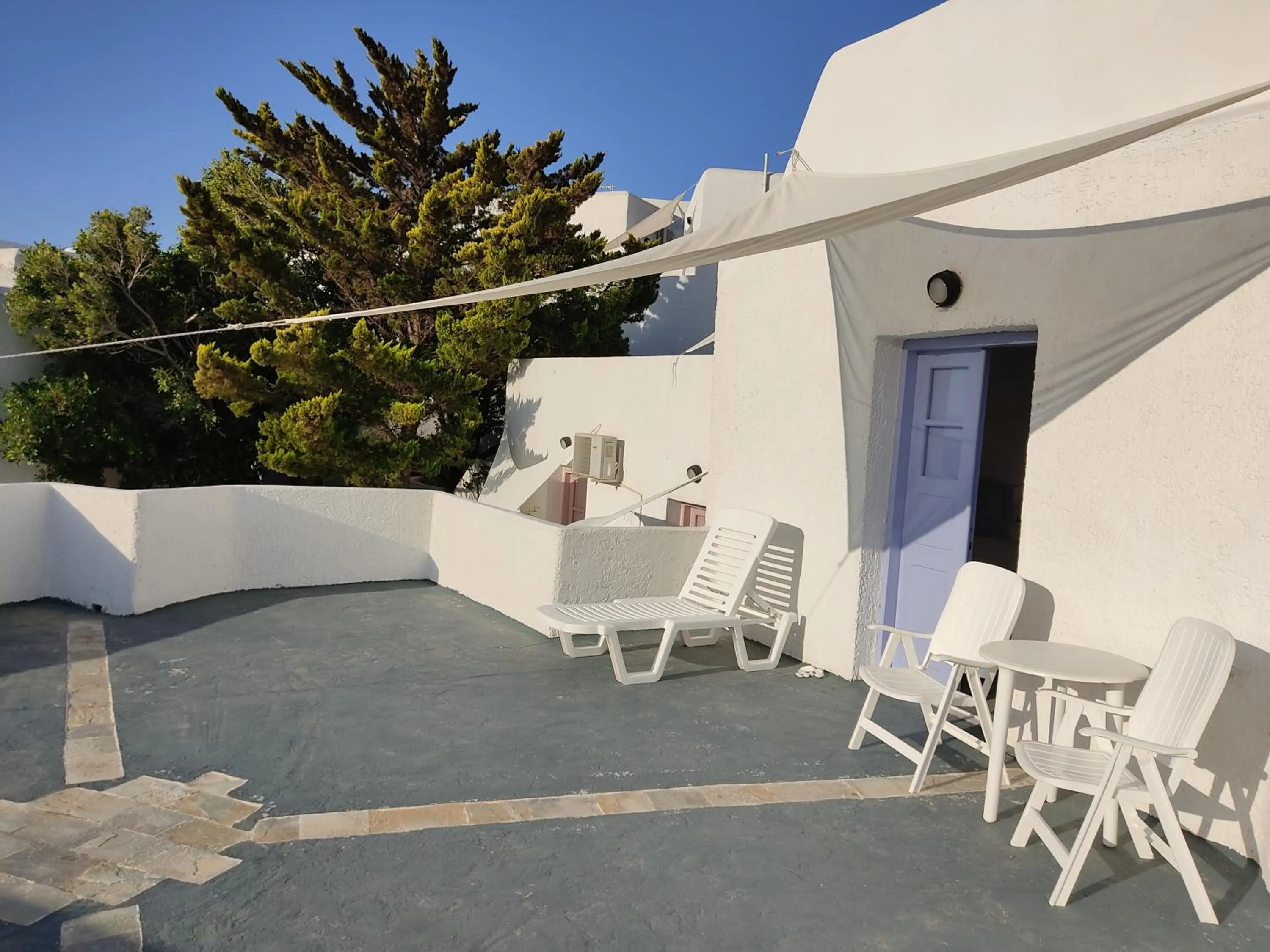 Balcony/Terrace in Porto Sikinos Hotel